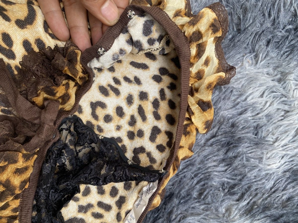 Blumarine Blumarine Leopard Cardigan Size S / US 4 / IT 40 - 4 Thumbnail
