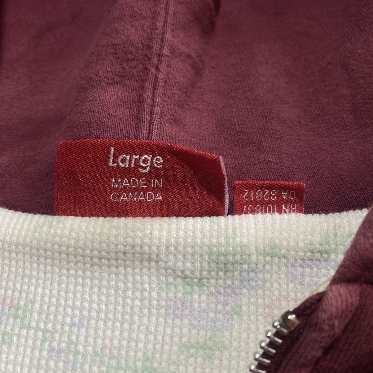 Supreme Supreme Small Box Logo Thermal Zip up Hoodie 2016 Size US L / EU 52-54 / 3 - 4 Thumbnail