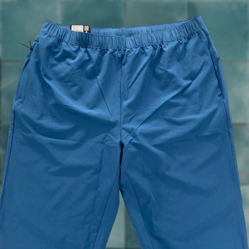 Gap Gap Fit Joggers Mens XL Blue Stretch Woven Fabric Drawstring Tapered Pants Size US 36 / EU 52 - 1 Thumbnail