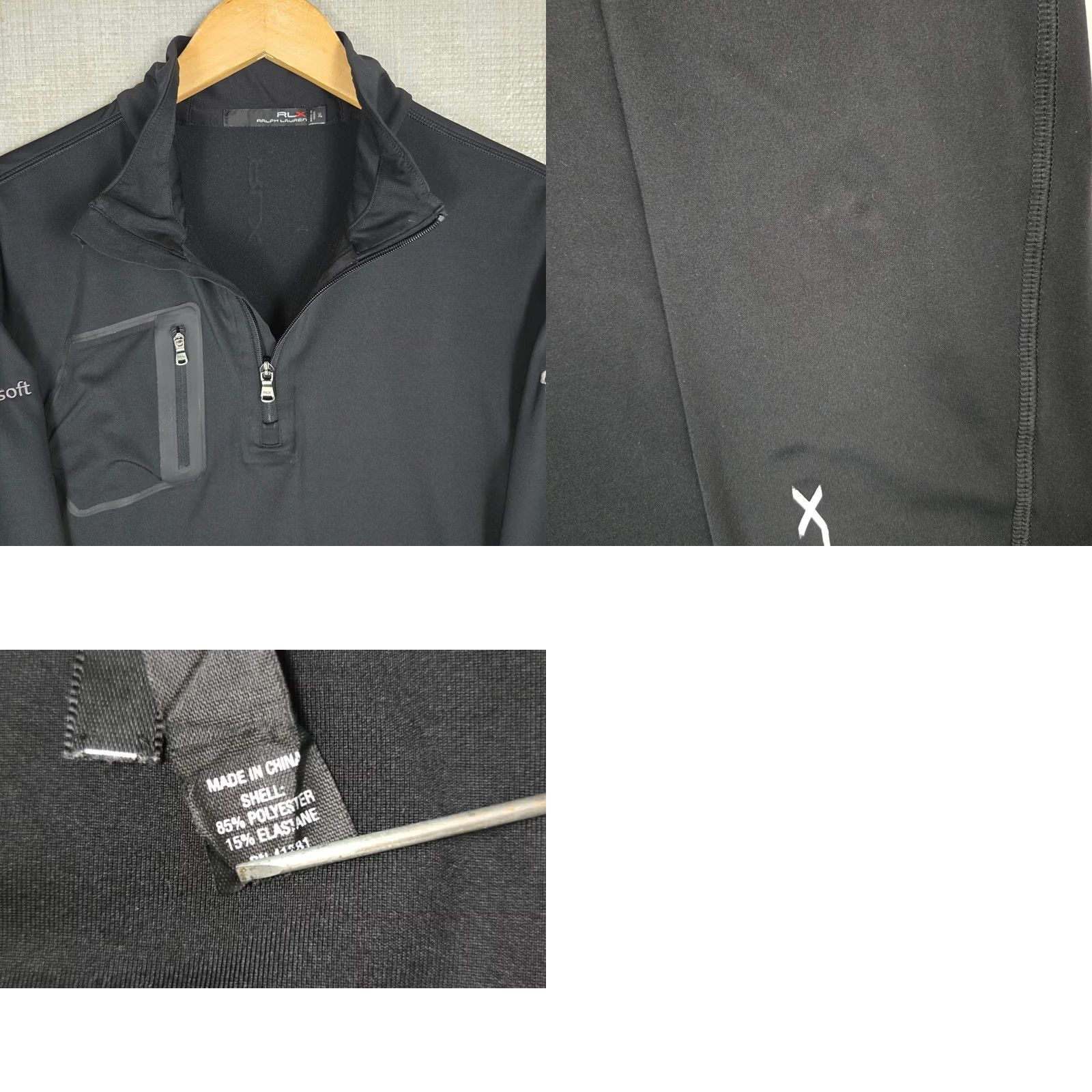 RLX Ralph Lauren RLX RALPH LAUREN Windshirt Mens XL Golf Pullover 1/4 Zip MICROSOFT x CDW Size US XL / EU 56 / 4 - 9 Thumbnail