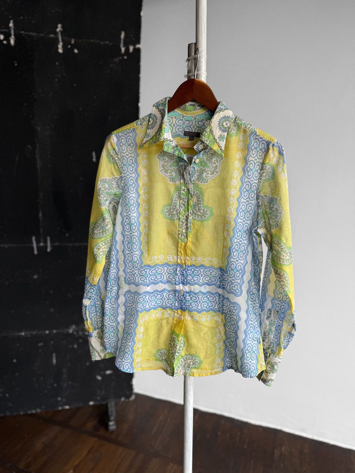 Other Rossana Diva Womens Rare Full Printed Button Up Blouse Shirt Size M / US 6-8 / IT 42-44 - 1 Thumbnail