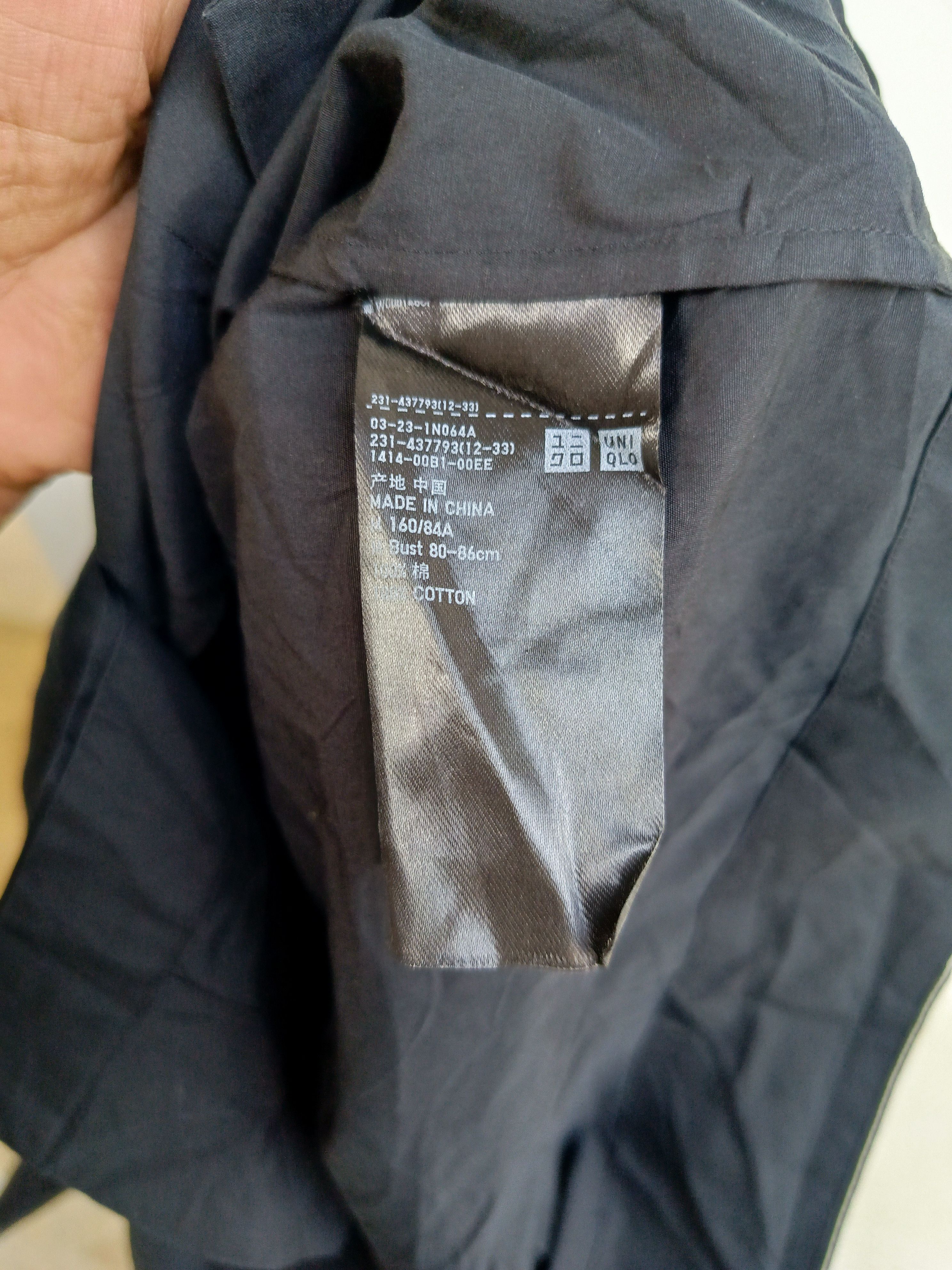 Japanese Brand +J uniqlo Black Oversized Blouse Japanese Avant garde Size M / US 6-8 / IT 42-44 - 7 Thumbnail