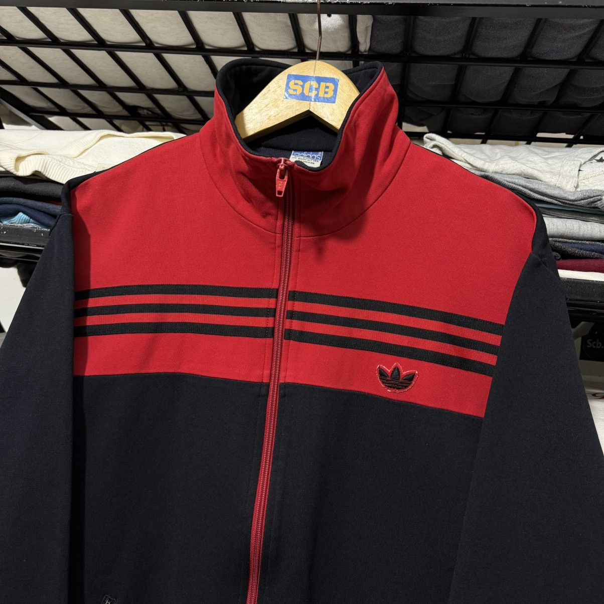 Vintage Vintage 80s 90s adidas w.germany by descente track top Size US L / EU 52-54 / 3 - 2 Thumbnail