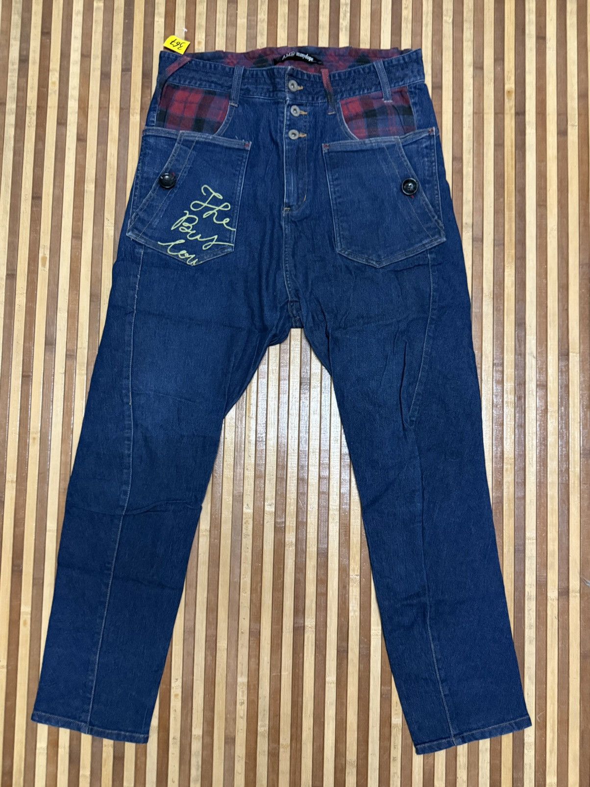 AMP AMP Manydope Denim Cargo Pants / Urban Style / Streetwear Size US 32 / EU 48 - 2 Thumbnail