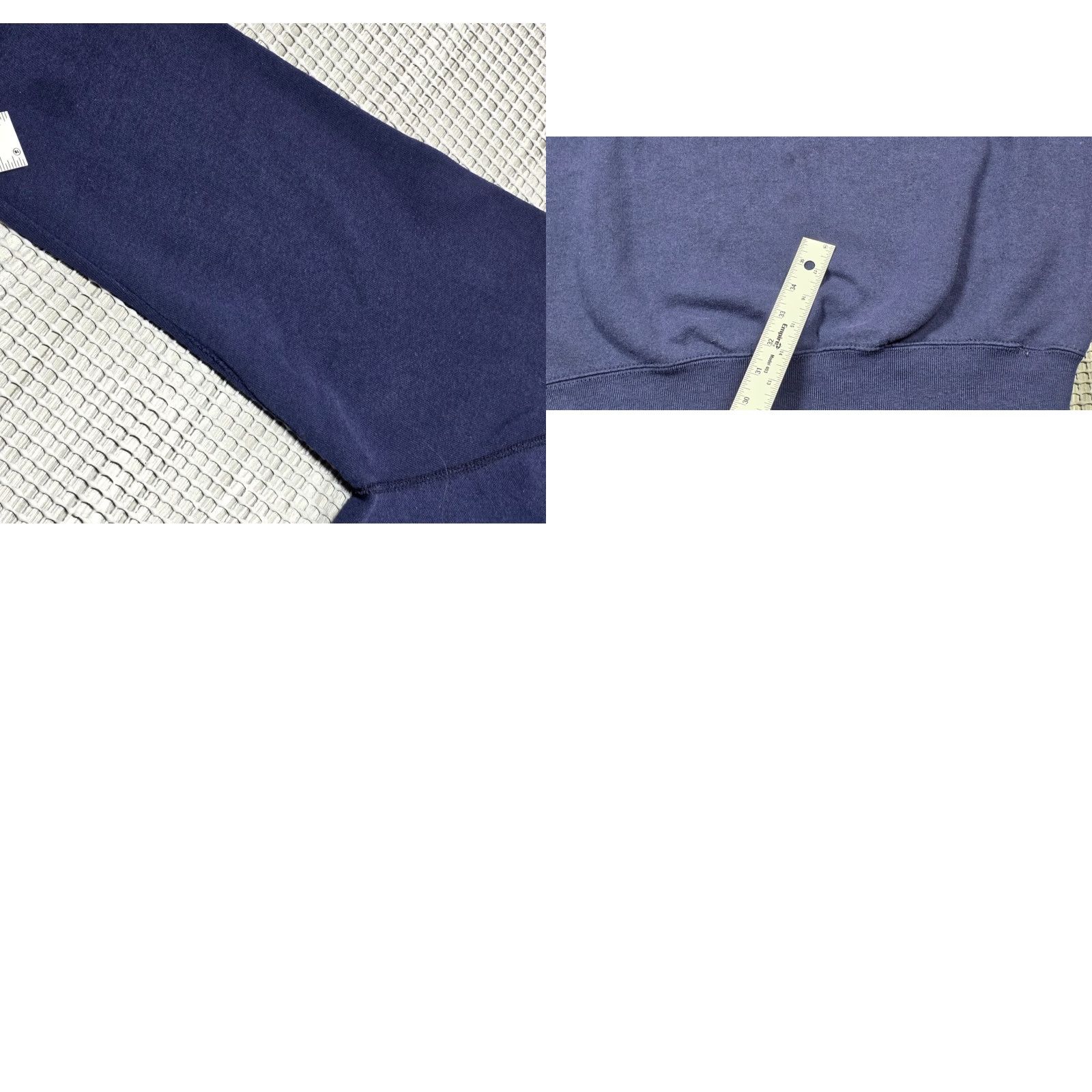 Vintage VTG Santee Sweatshirt Mens Long Sleeve XL Blue Ragland Crewneck USA Sweatshirt Pullover 90s Retro Vintage Graphic Logo Heavyweight Striped? Size US XL / EU 56 / 4 - 9 Thumbnail