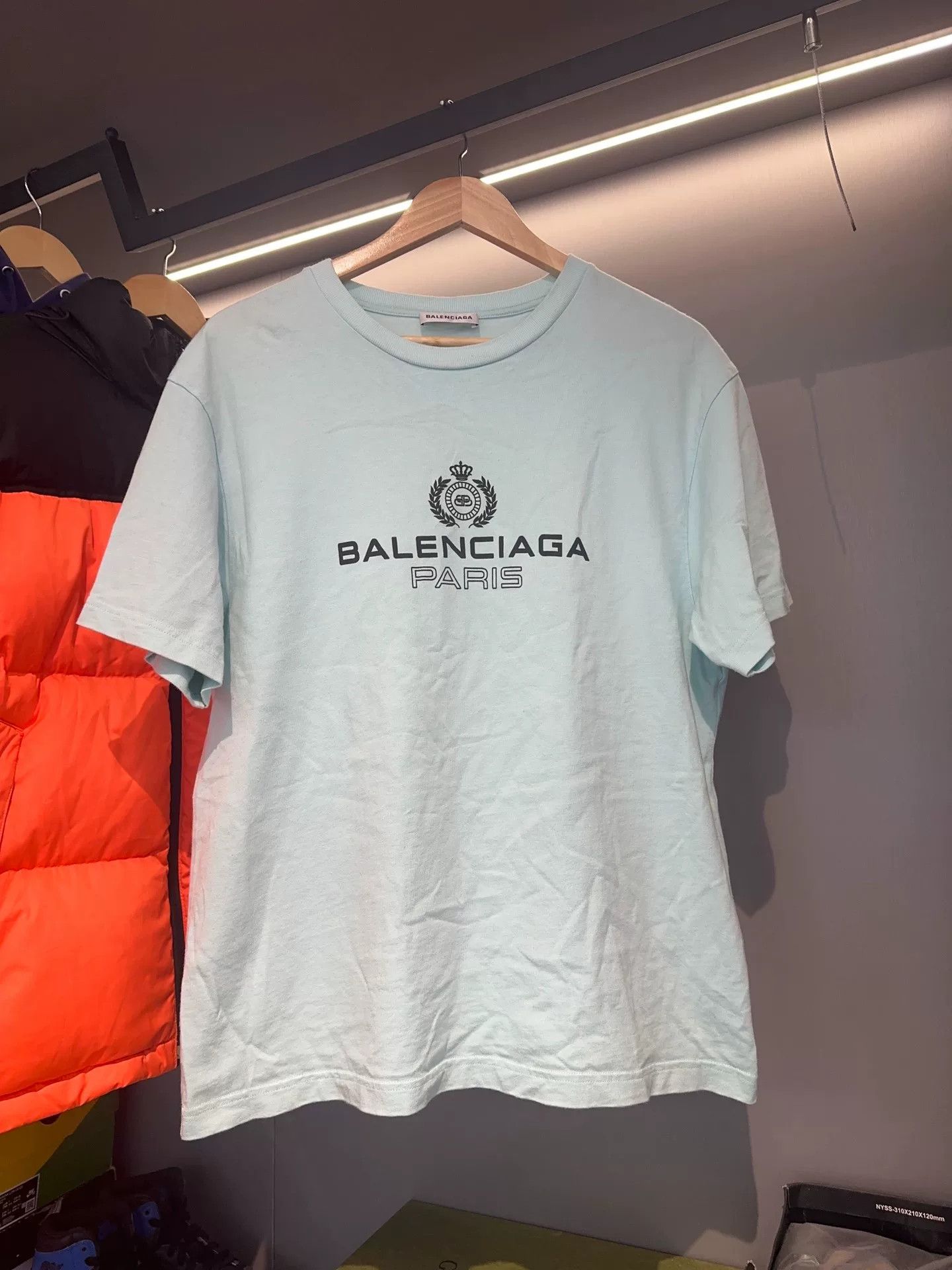 Balenciaga Balenciaga Blue T-Shirt S Men Size US S / EU 44-46 / 1 - 1 Thumbnail