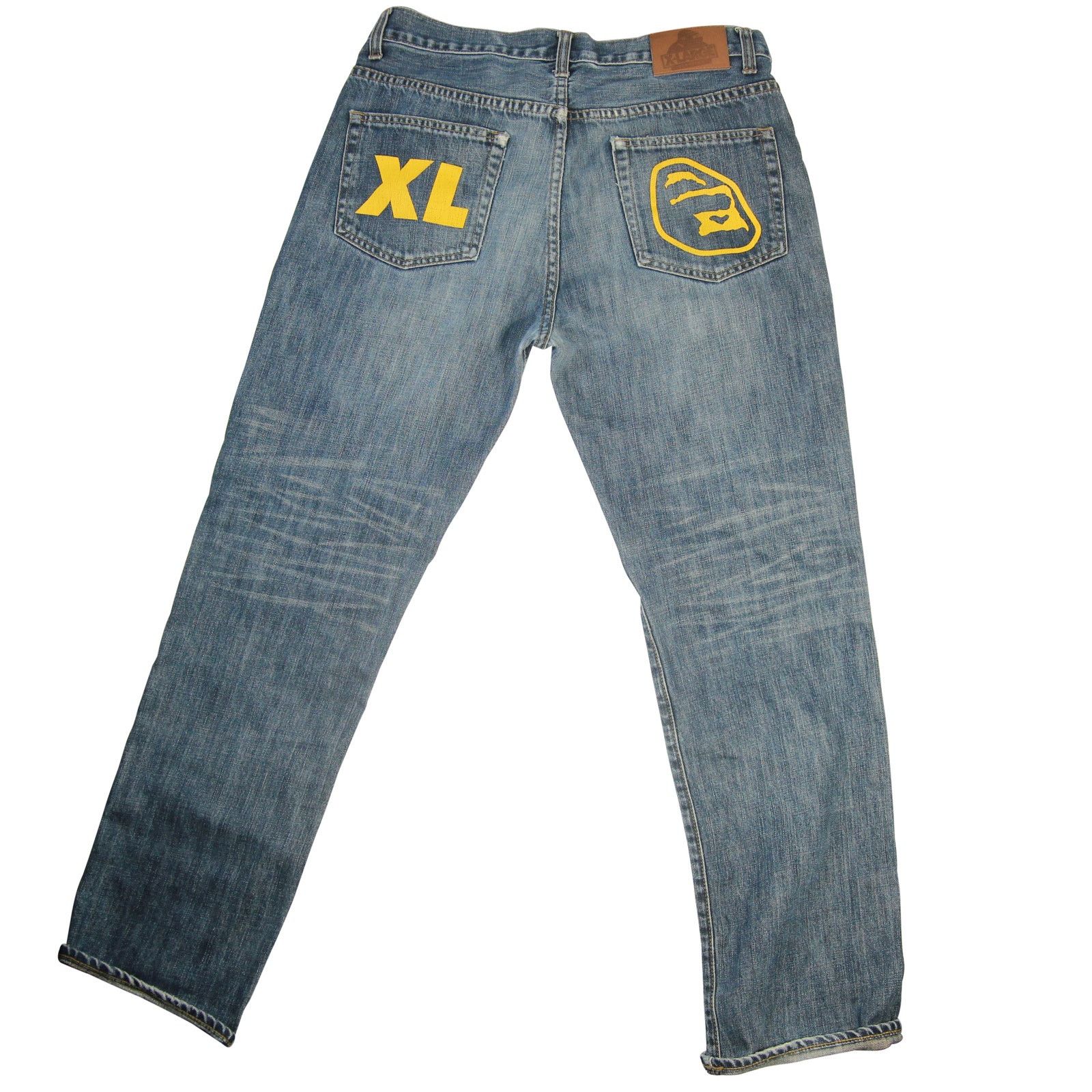 Vintage × Xlarge Vintage XLarge Pocket Spellout Jeans Size US 34 / EU 50 - 1 Thumbnail