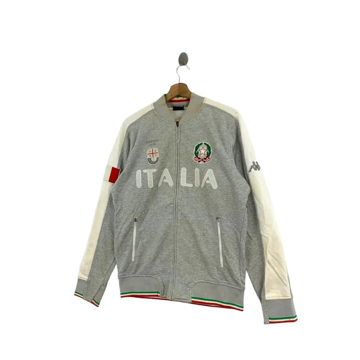 Kappa Vintage KAPPA ITALIA GENOVA Serie A Football Soccer Sweater Size US L / EU 52-54 / 3 - 6 Thumbnail