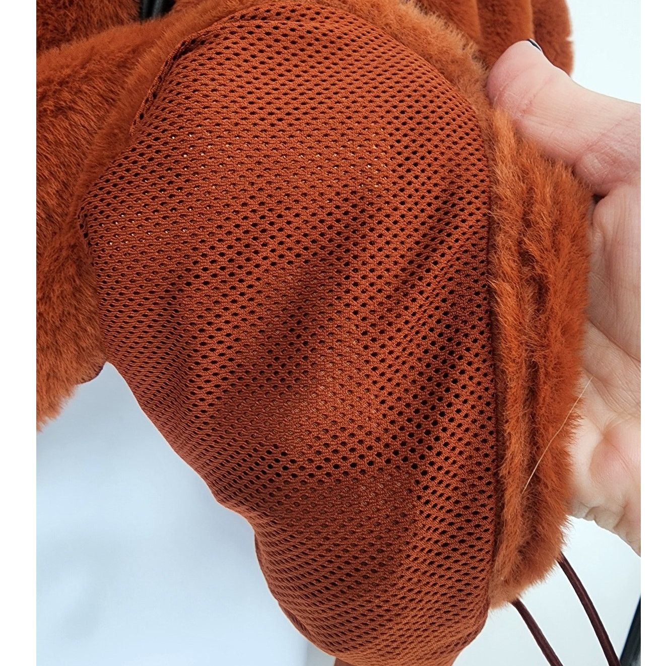BLANKNYC Blank NYC Burnt Orange Fuzzy Pullover Jacket Women's Size XS Size XS / US 0-2 / IT 36-38 - 5 Thumbnail