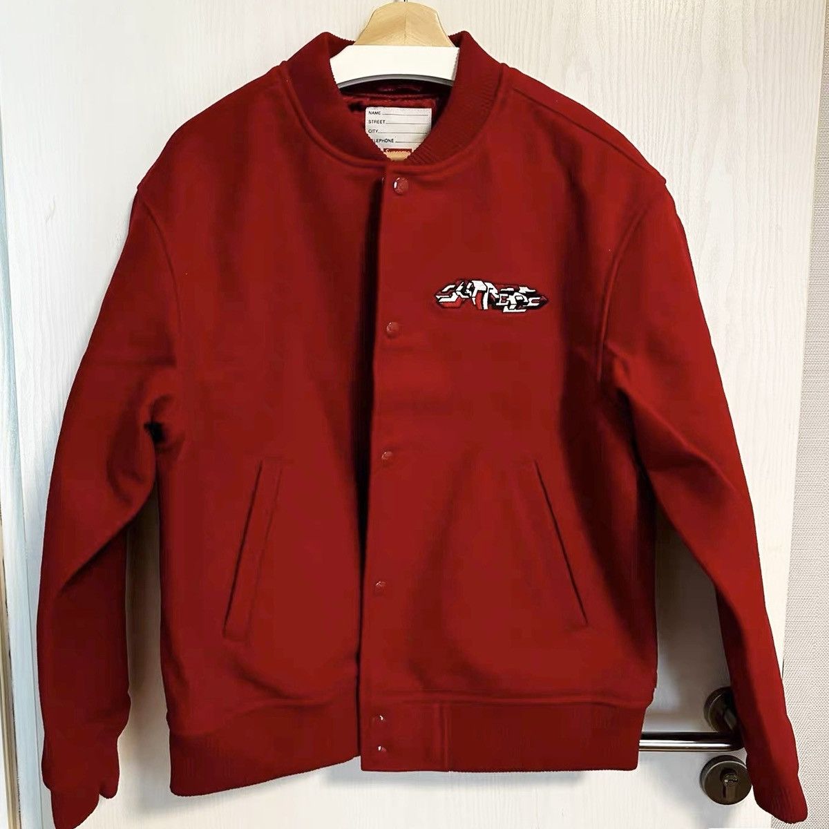Supreme Delta Logo Varsity Jacket Size US M / EU 48-50 / 2 - 2 Thumbnail