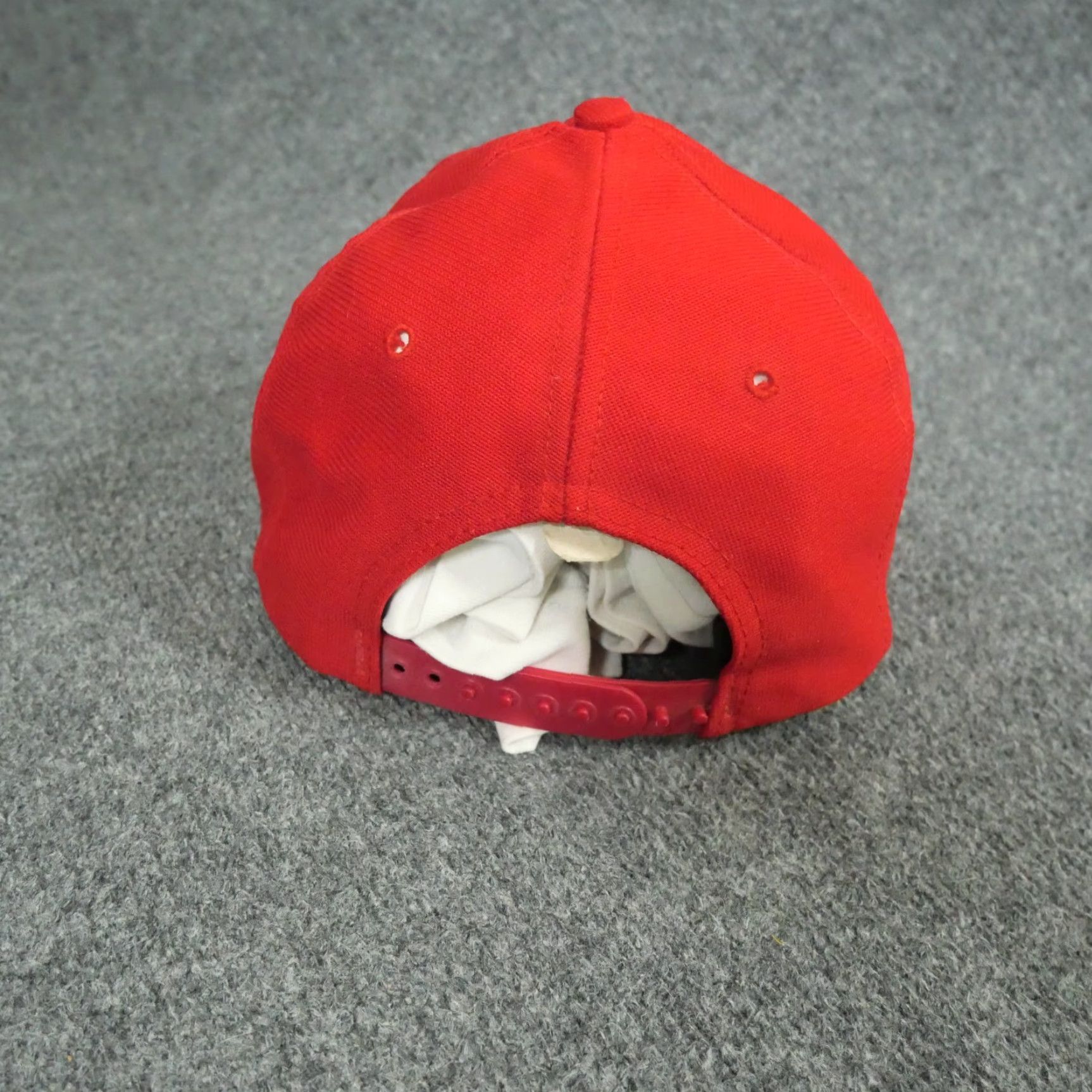 Vintage VINTAGE USMC Hat Cap Adult Red Snap Back 90s Men One Size Cotton Adjustable Snapback Mens Size ONE SIZE - 6 Thumbnail