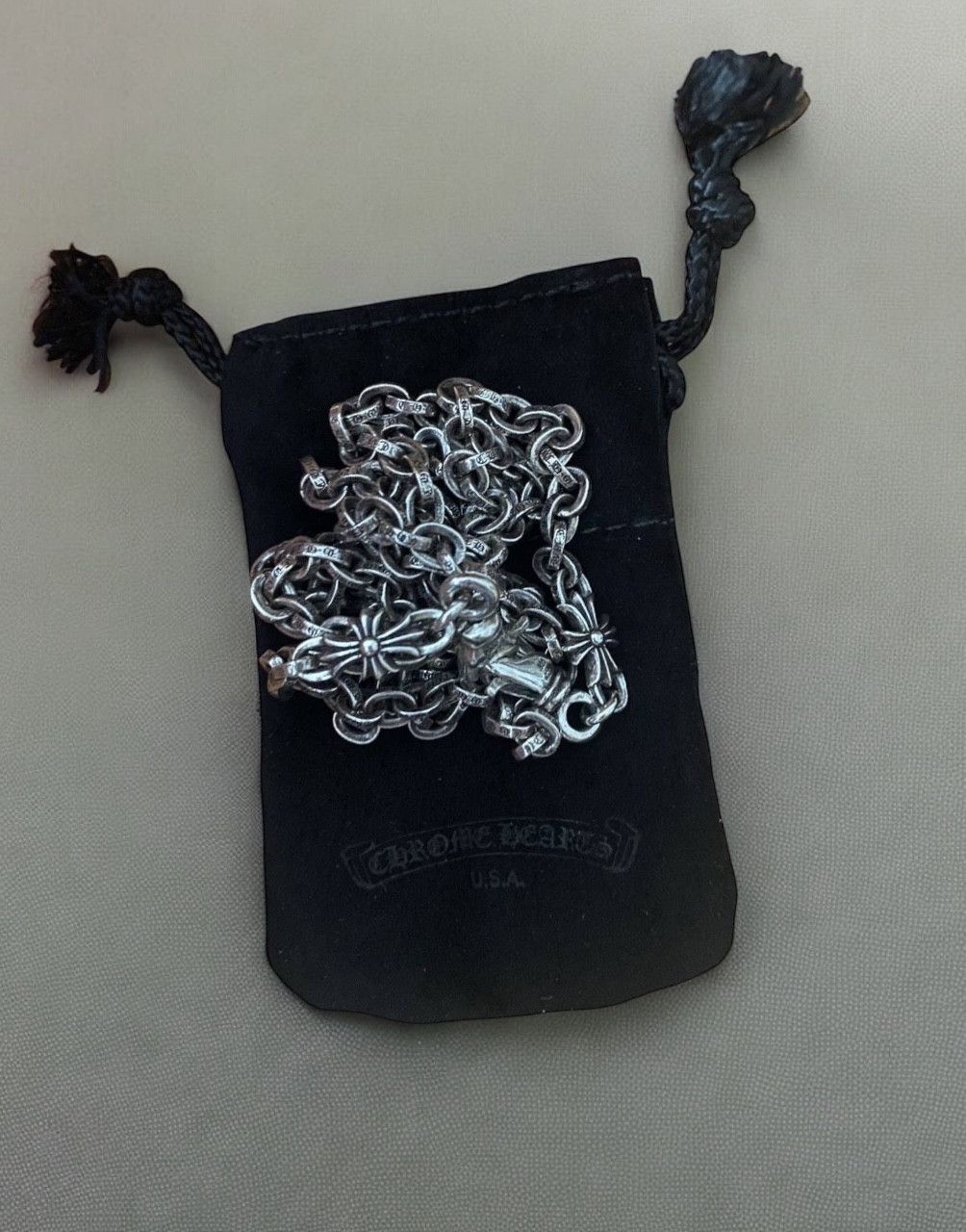 Chrome Hearts Chrome Hearts 20th Anniversary Silicone Cross