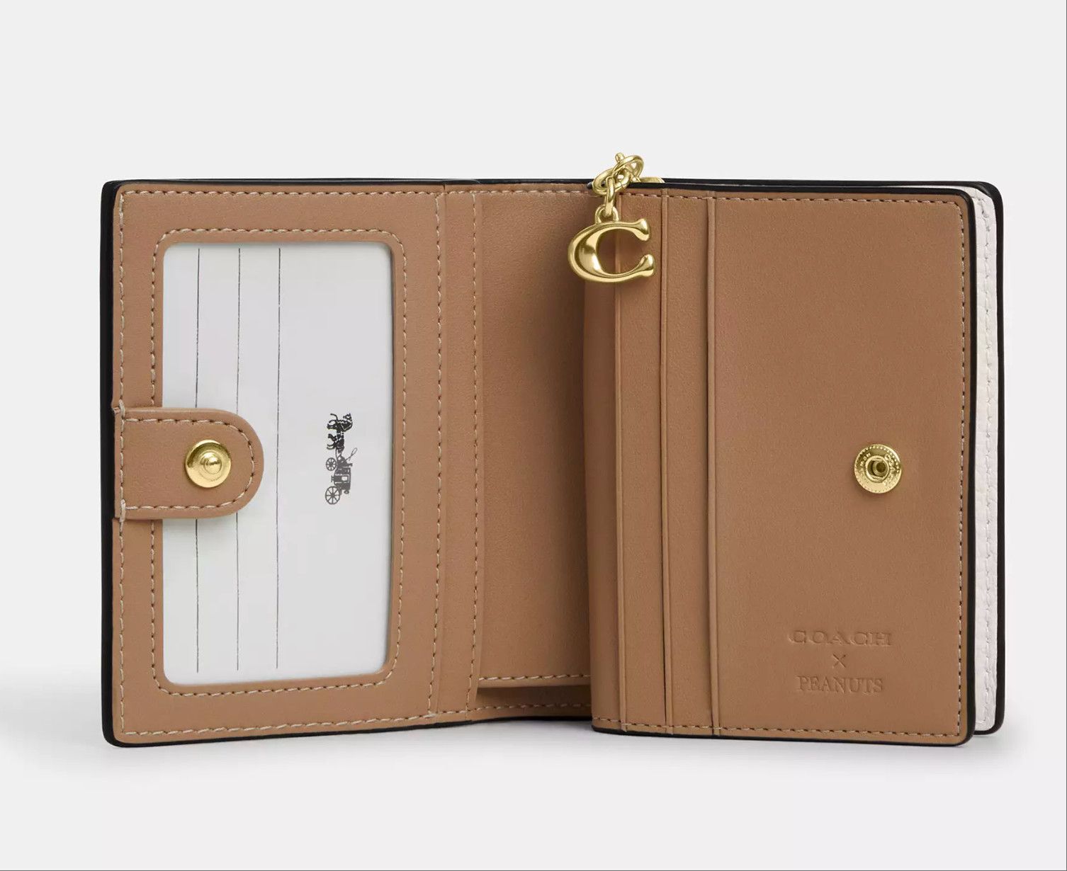 Coach Coach X Peanuts Snap Wallet CBN36 Size ONE SIZE - 7 Thumbnail