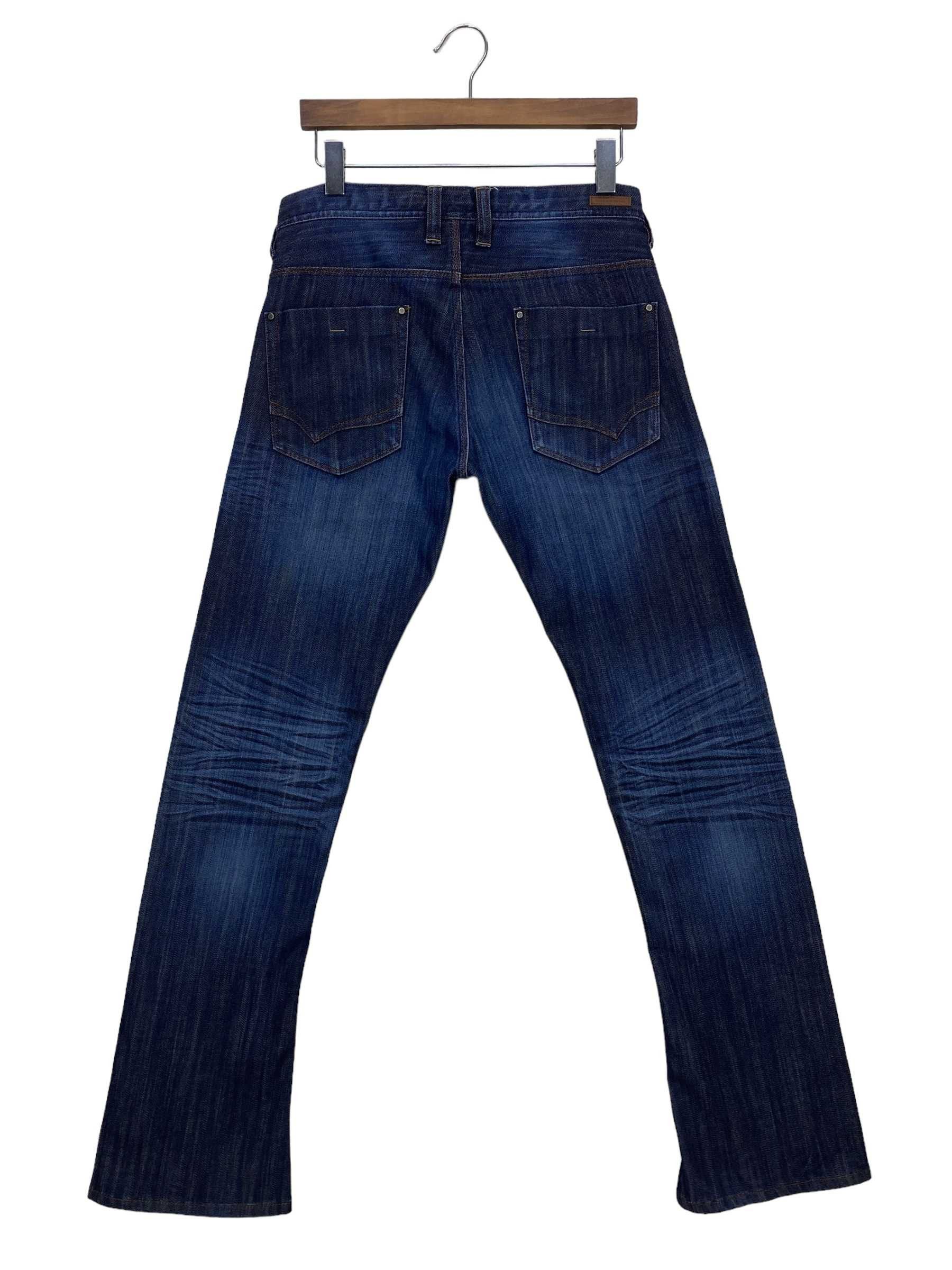 Image of Matsuda x Nicole Club Flare Pants Nicole Club For Men Embellished in Blue (Size 31)