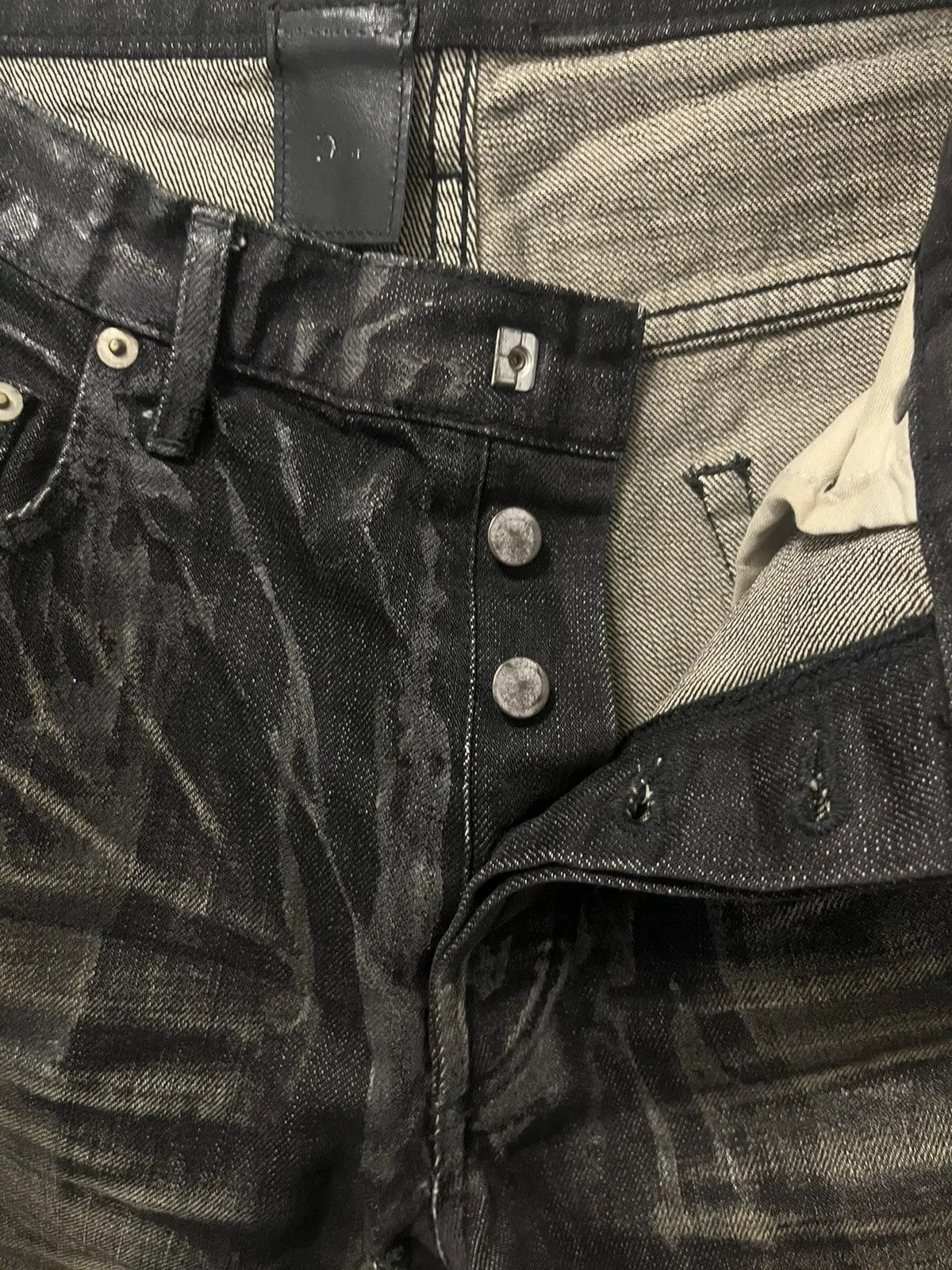 Dior DIOR HOMME AW 03 LUSTER WAXED DENIM Size US 32 / EU 48 - 7 Thumbnail
