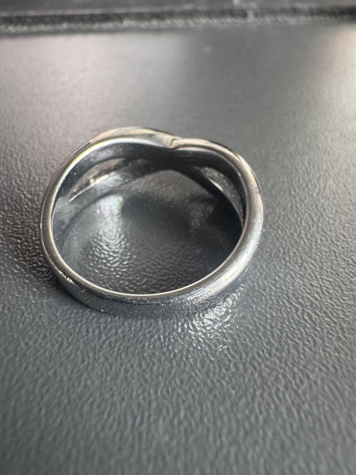 Other Minimalist Silver Criss-Cross Infinity Ring - Avant-Garde Size ONE SIZE - 6 Thumbnail