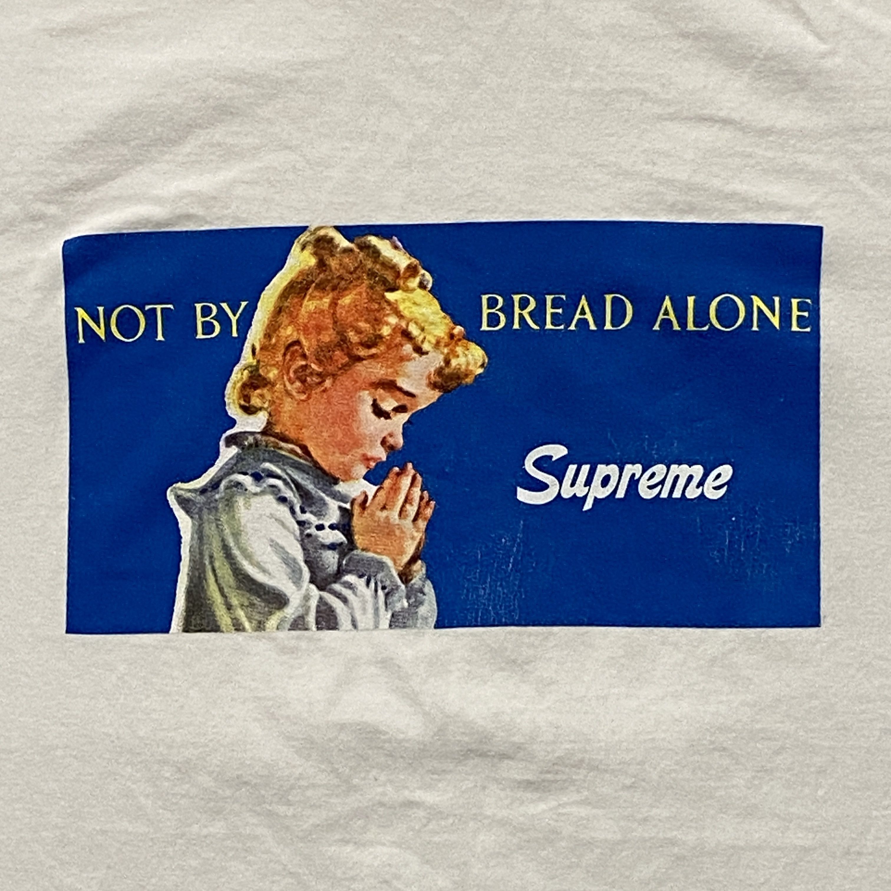 Supreme Shirt Men Large NOT BY BREAD ALONE Logo Spell Out FW15 Size US L / EU 52-54 / 3 - 2 Thumbnail