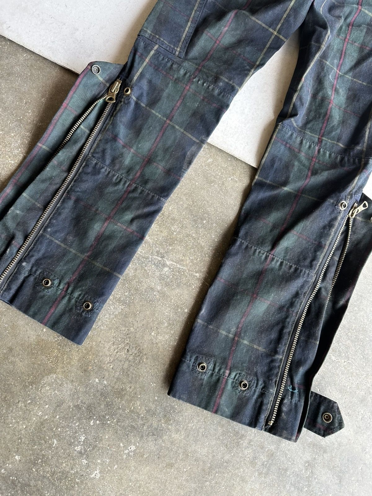 RRL Ralph Lauren RARE🔥🔥 Vintage RALPH LAUREN Check Tartan Bondage Punk Conmar Size US 30 / EU 46 - 16 Thumbnail
