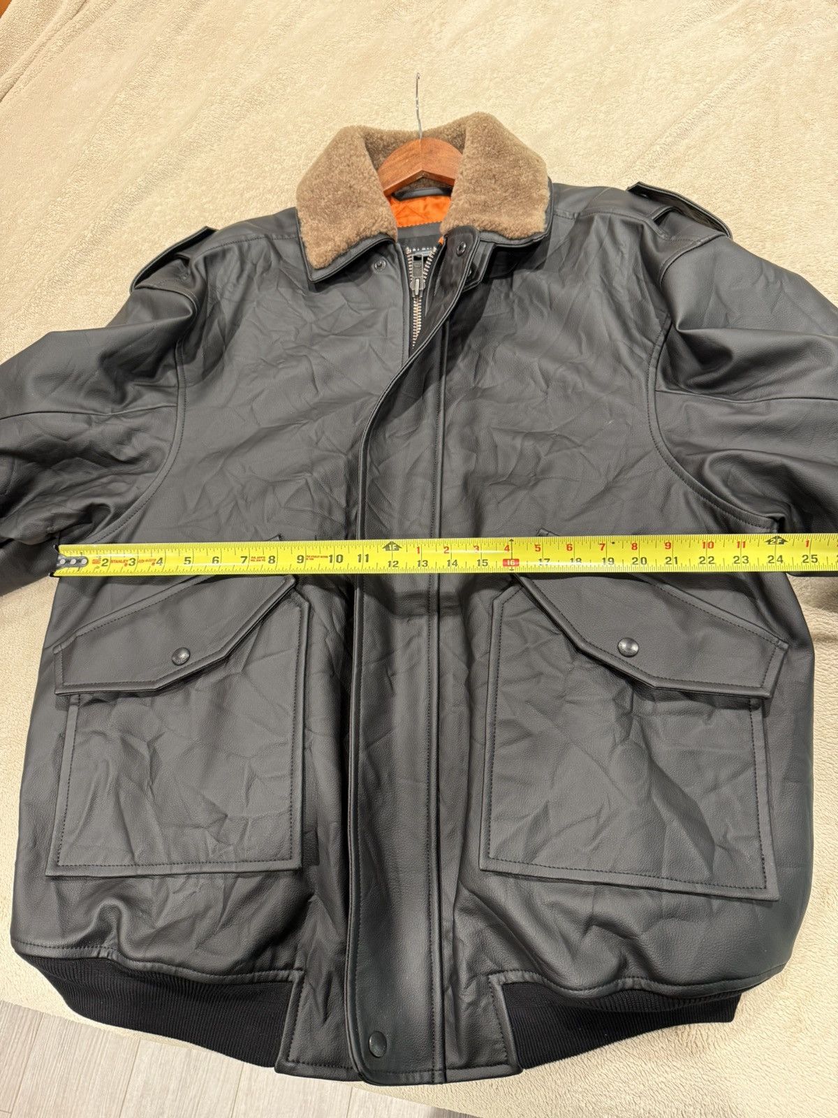 Balenciaga Balenciaga Oversized Grainy Cactus Leather Quilted Jacket Size US M / EU 48-50 / 2 - 9 Thumbnail