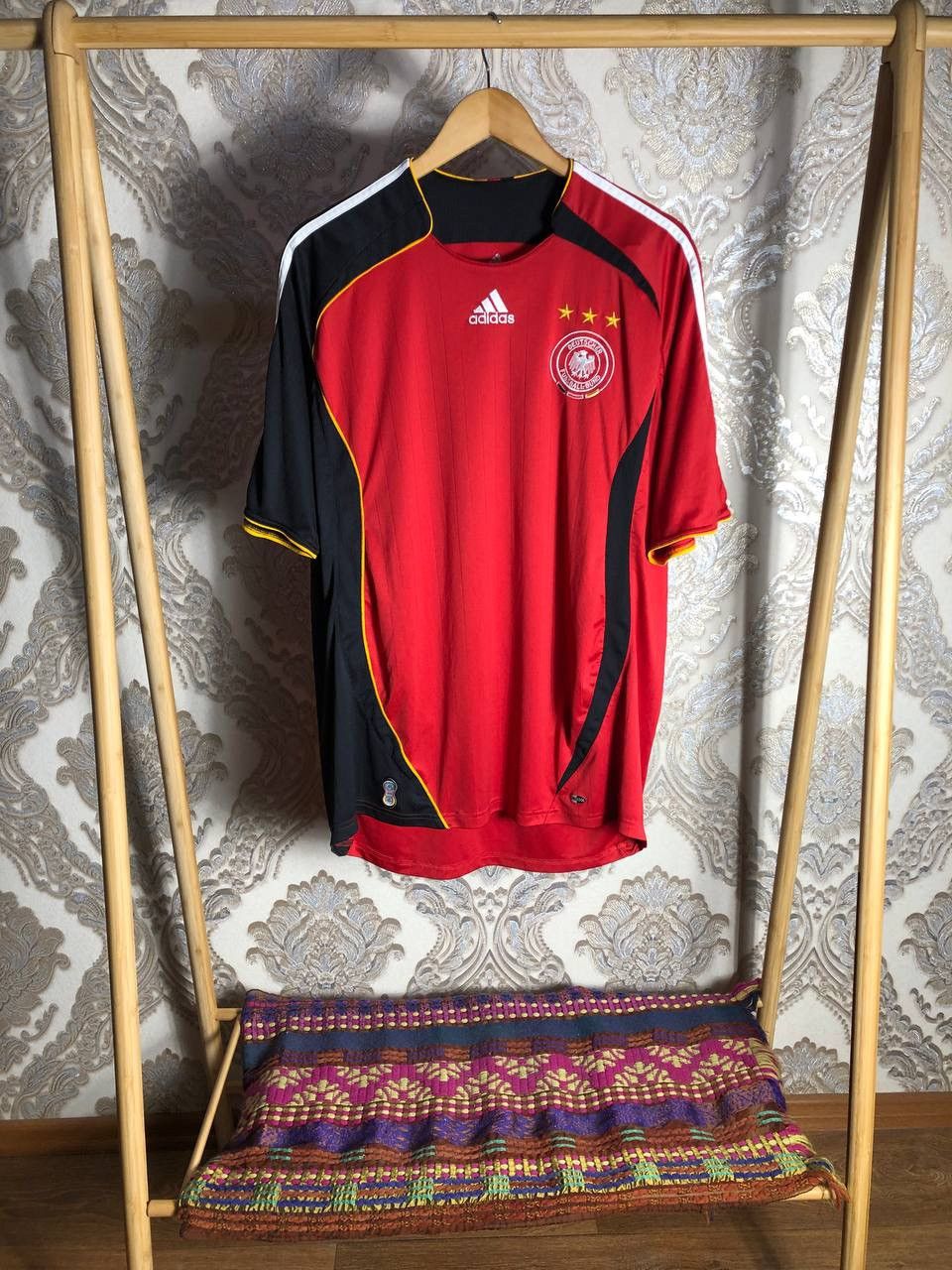 Adidas VINTAGE ADIDAS GERMANY RETRO SOCCER JERSEY BAYERN Y2K 90s Size US XL / EU 56 / 4 - 1 Thumbnail