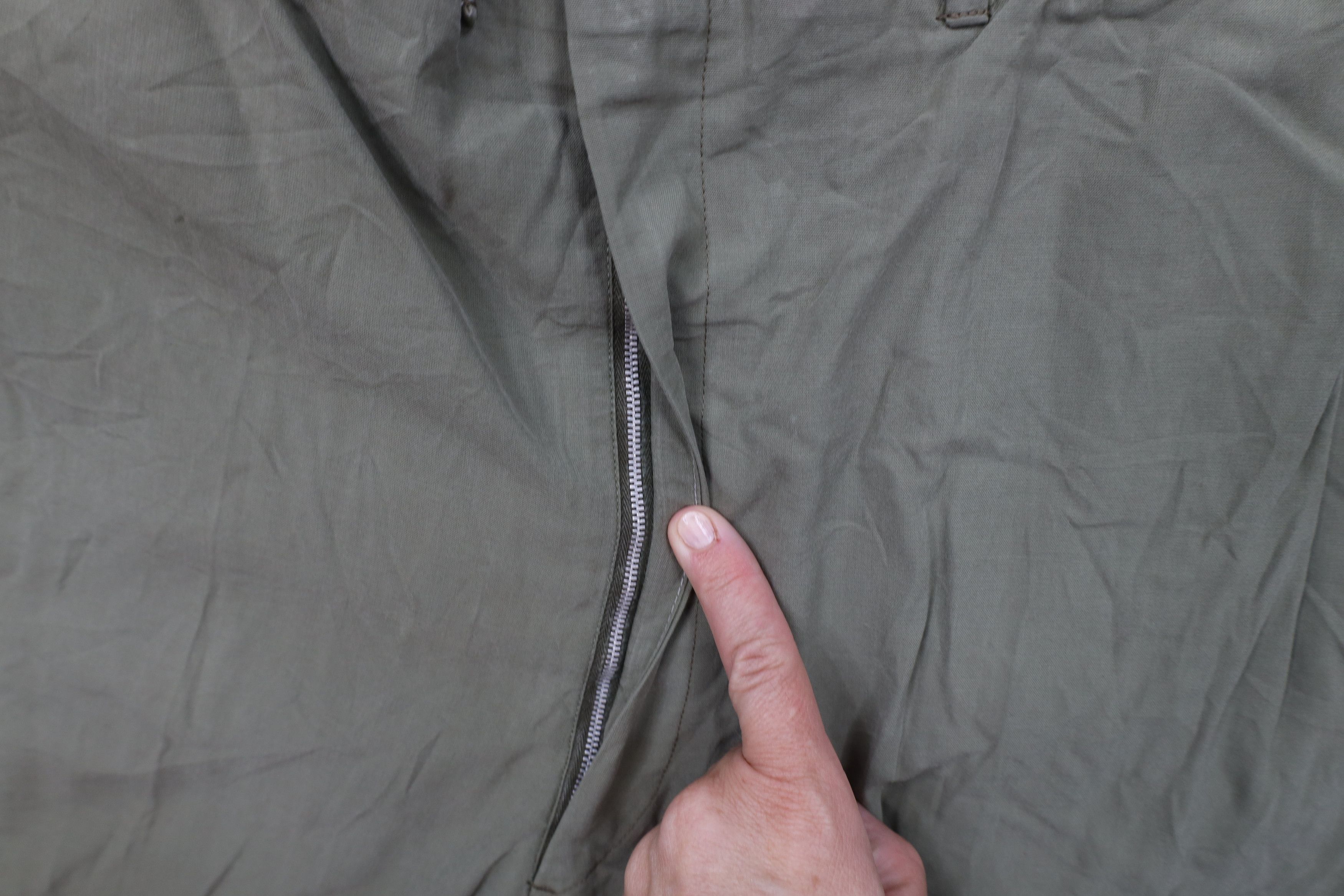 Vintage Vintage 50s Streetwear Rayon Gabardine Wide Leg Pants USA Size US 36 / EU 52 - 6 Thumbnail