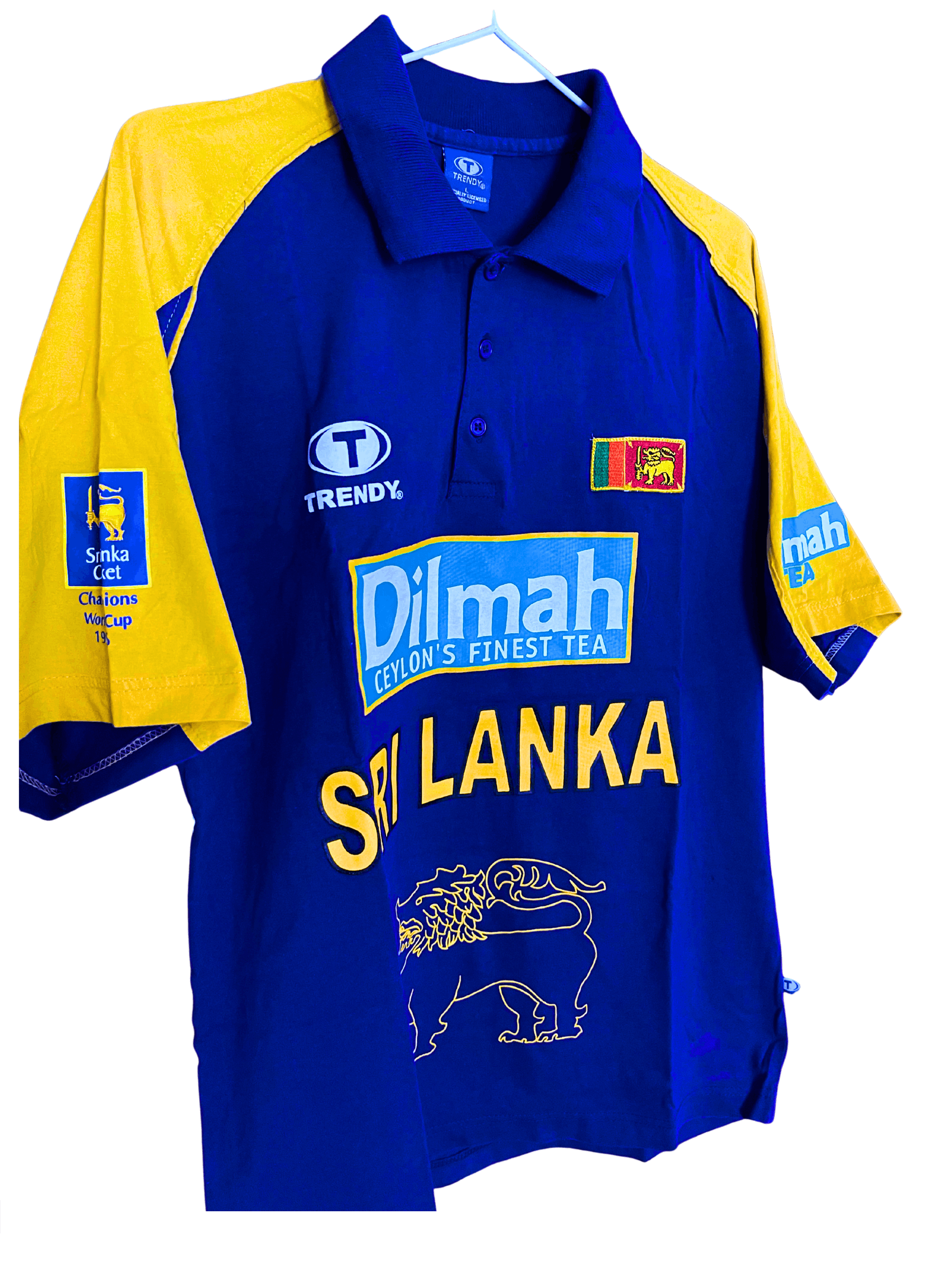 Other 1996 Sri Lanka Cricket World Cup Jersey Dilmah Size US L / EU 52-54 / 3 - 1 Thumbnail