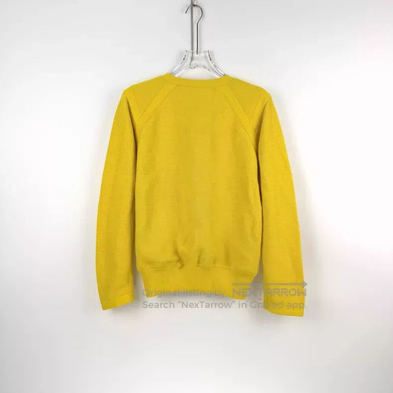 Hermes Hermes Yellow Alpaca Wool Cardigan Size XS / US 0-2 / IT 36-38 - 4 Thumbnail