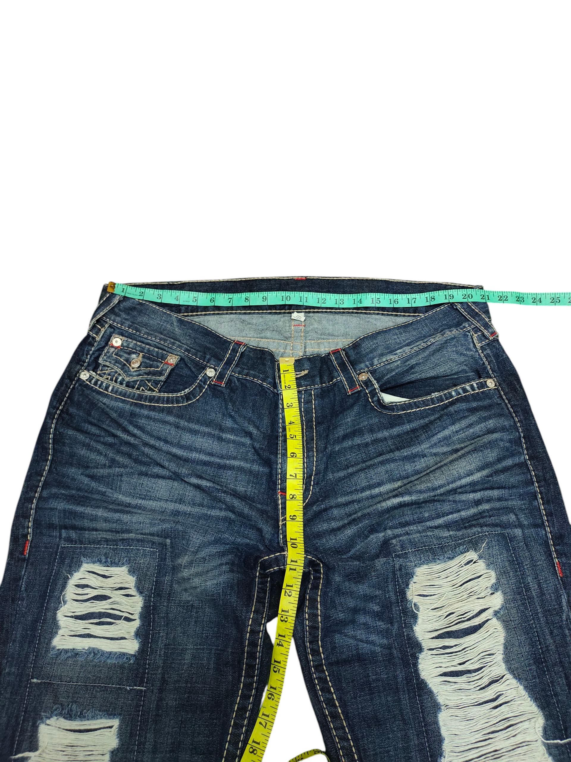 True Religion True Religion Straight Clawmark Distress Denim Jeans Size US 42 / EU 58 - 15 Thumbnail