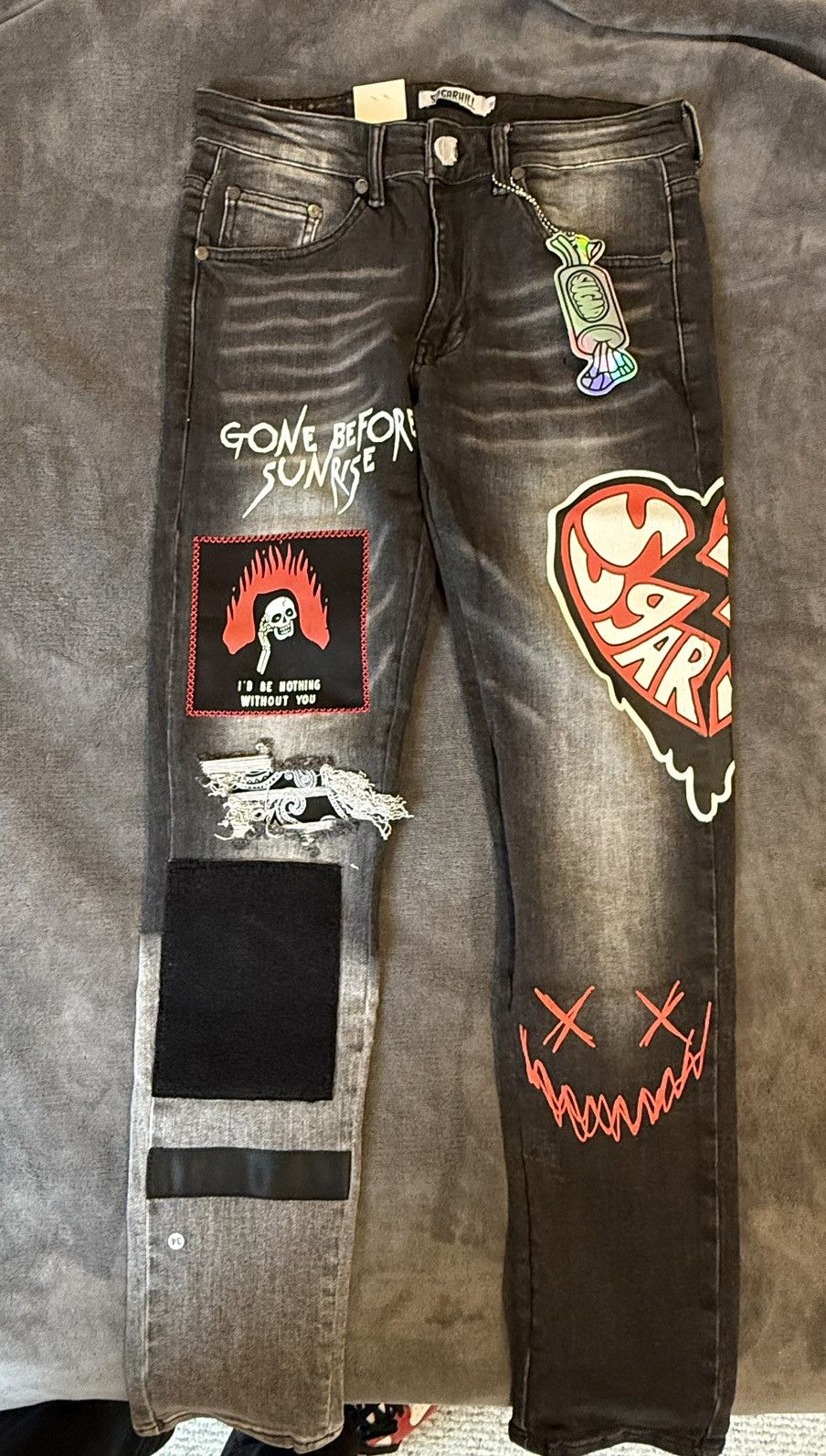 Other Sugarhill graphic jeans size 30 Size US 30 / EU 46 - 1 Thumbnail