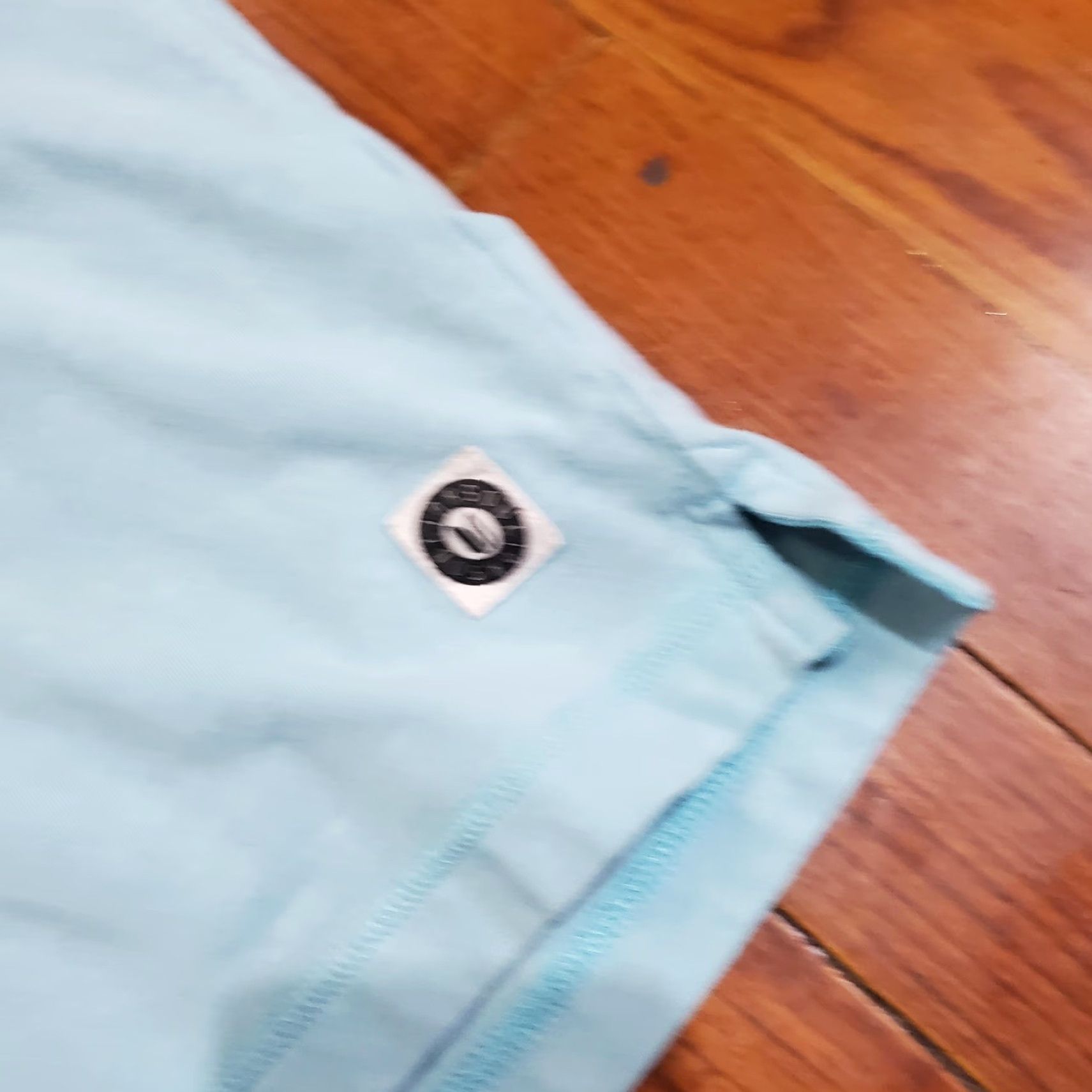 Vintage Linksoul Polo Shirt Mens M Blue Tempus Fugit Golf Performance Stretch Size US M / EU 48-50 / 2 - 5 Thumbnail