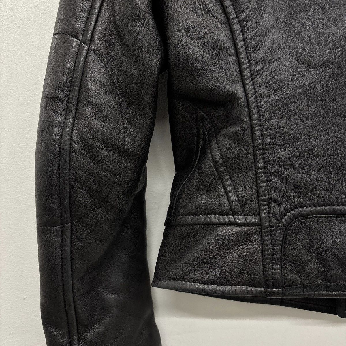 Balenciaga FW12 Balenciaga By Nicholas Ghesquiere Leather Moto Jacket Size XS / US 0-2 / IT 36-38 - 12 Thumbnail