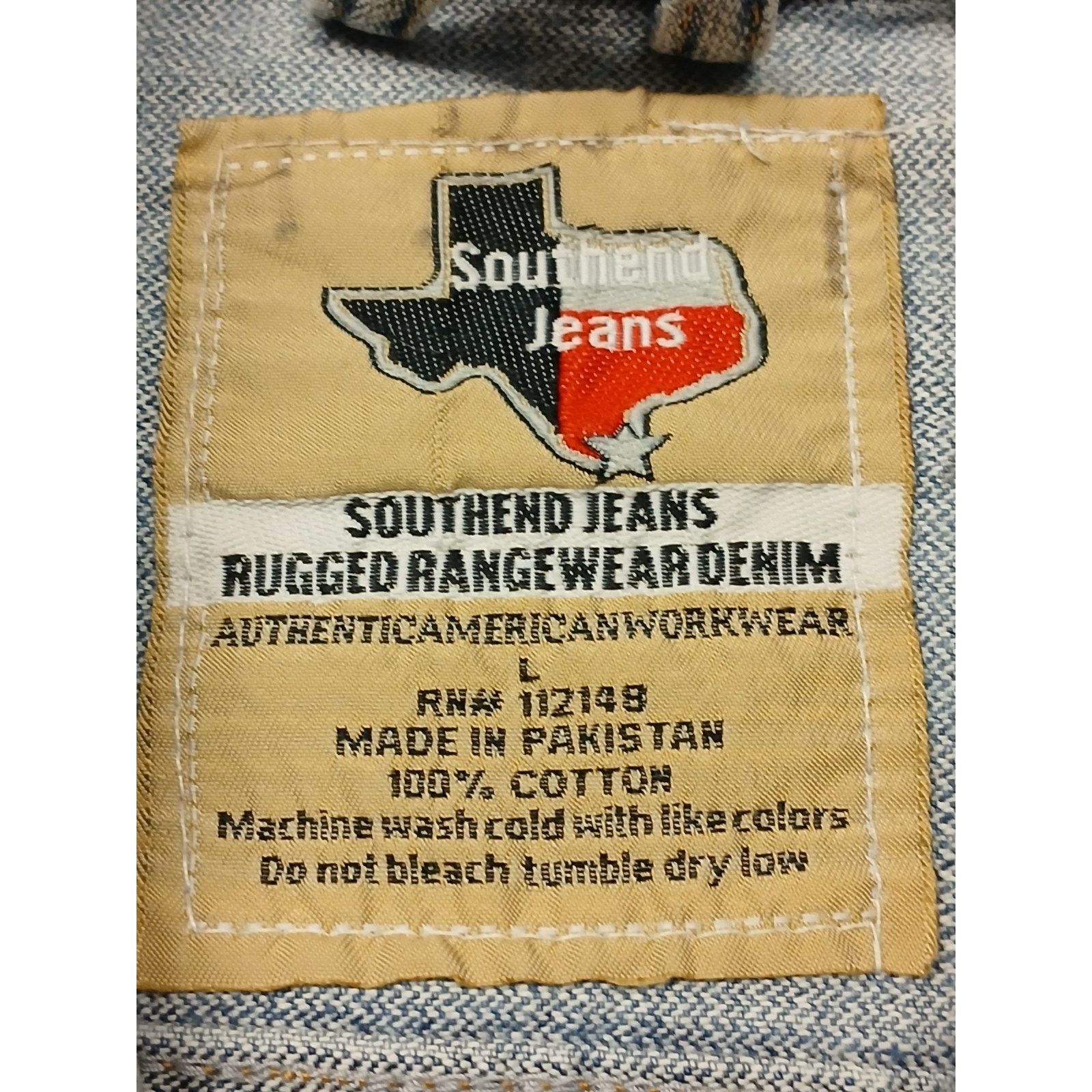 Other Southend (Large) Women's Rugged Rangewear Denim Jean Jacket Size L / US 10 / IT 46 - 3 Thumbnail