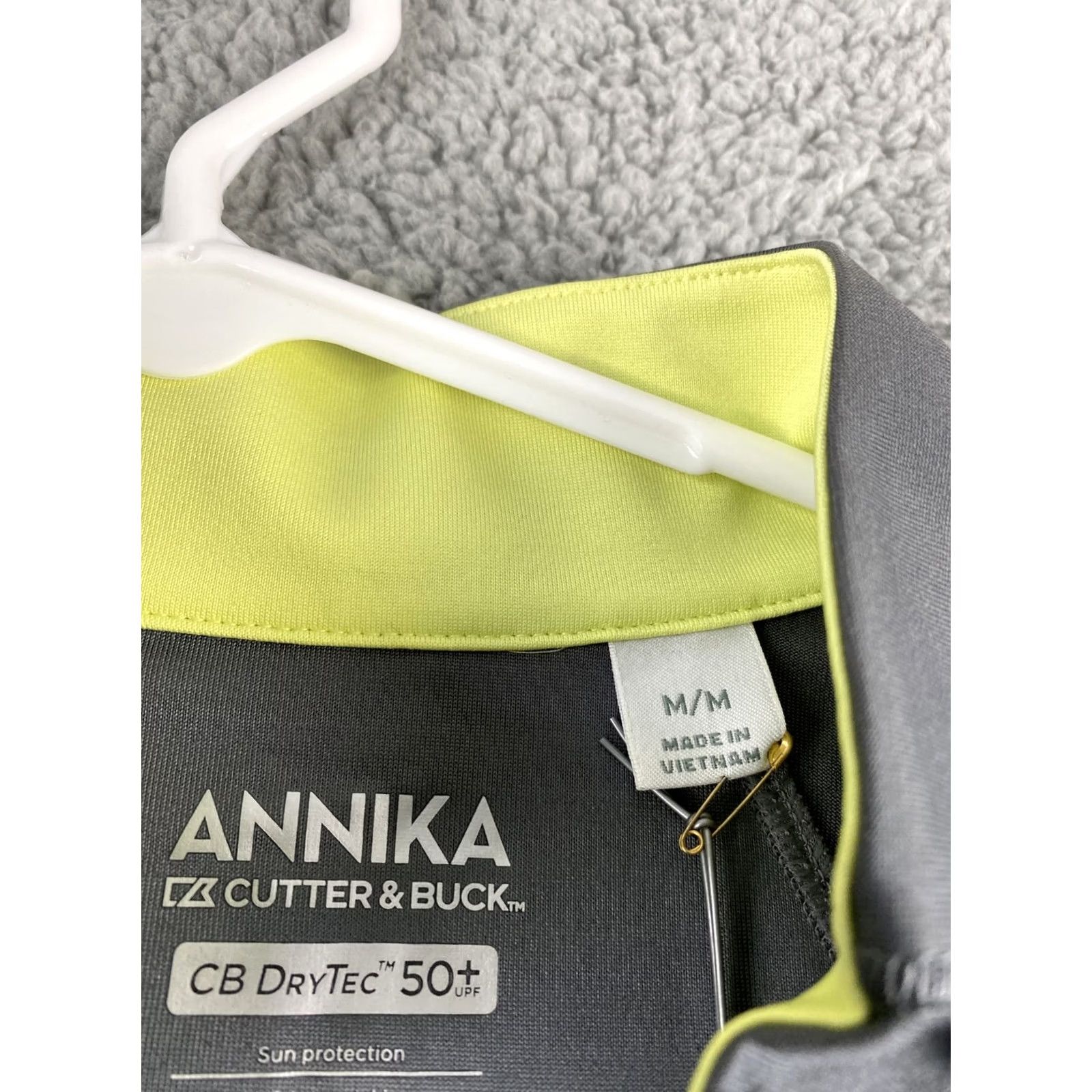Vintage Annika Sports T Shirt Women’s M Gray Moisture Wicking Short Sleeve Basic Tee Sports Mens Womens Girls? Size M / US 6-8 / IT 42-44 - 5 Thumbnail