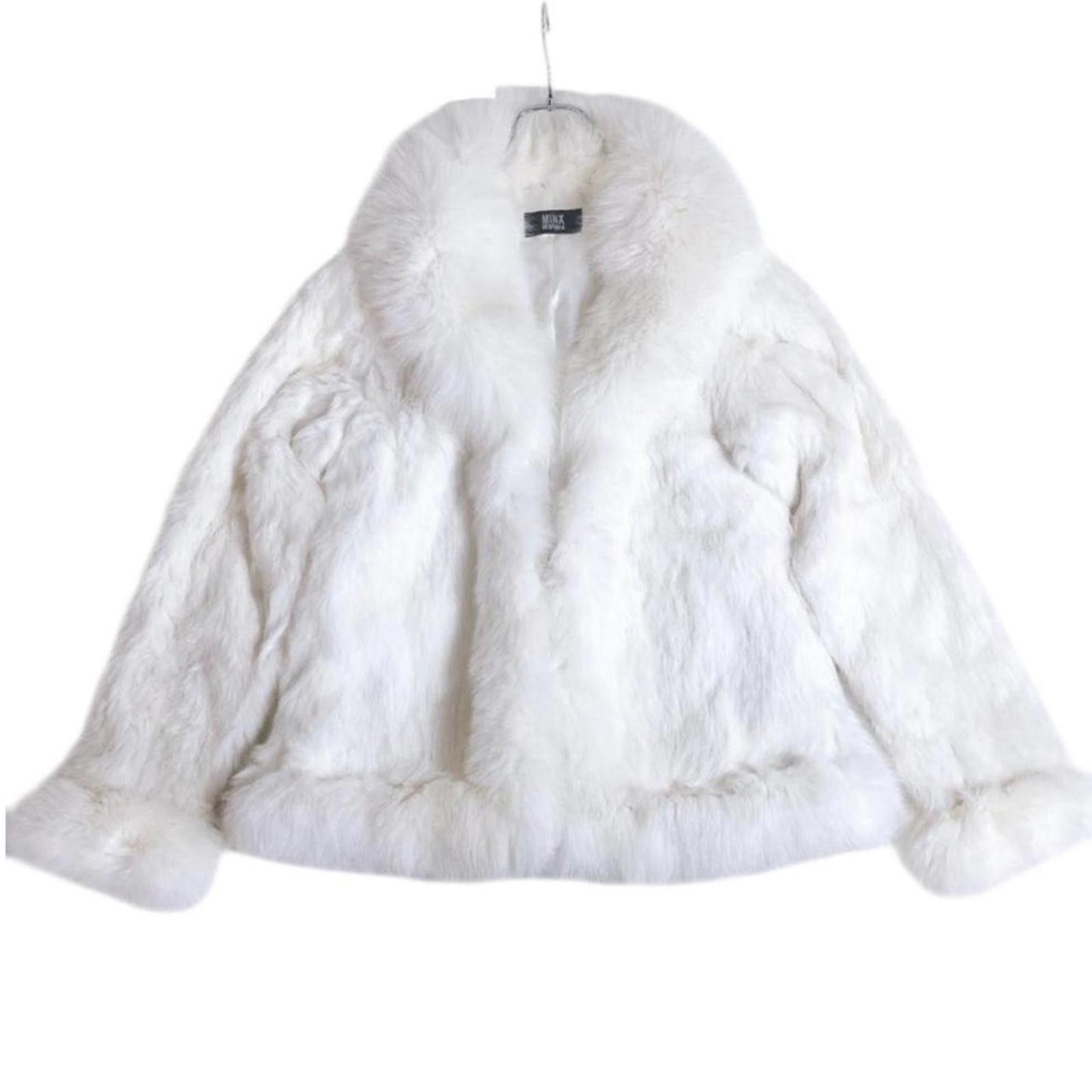 Other Real rabbit and fox fur whimsy core short jacket coat Size XS / US 0-2 / IT 36-38 - 1 Thumbnail