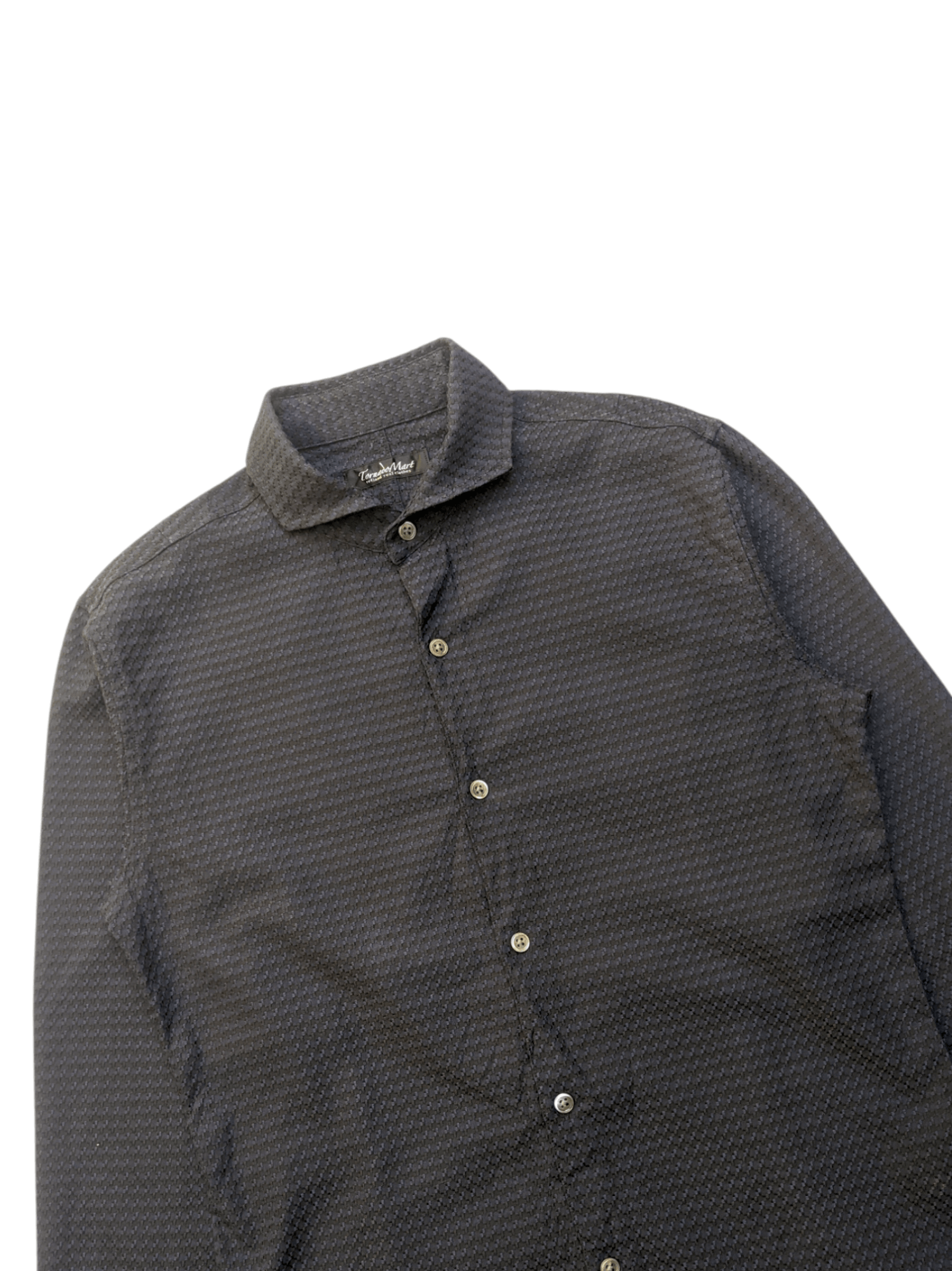 If Six Was Nine × Le Grande Bleu (L.G.B.) × Tornado Mart 00's Tornado Mart Shawl Collar Shirt Size US L / EU 52-54 / 3 - 3 Thumbnail