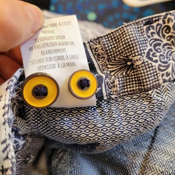 Robert Graham Robert Graham Blue hite Pineapple Patchwork Shorts - Size 36 Size US 36 / EU 52 - 5 Thumbnail