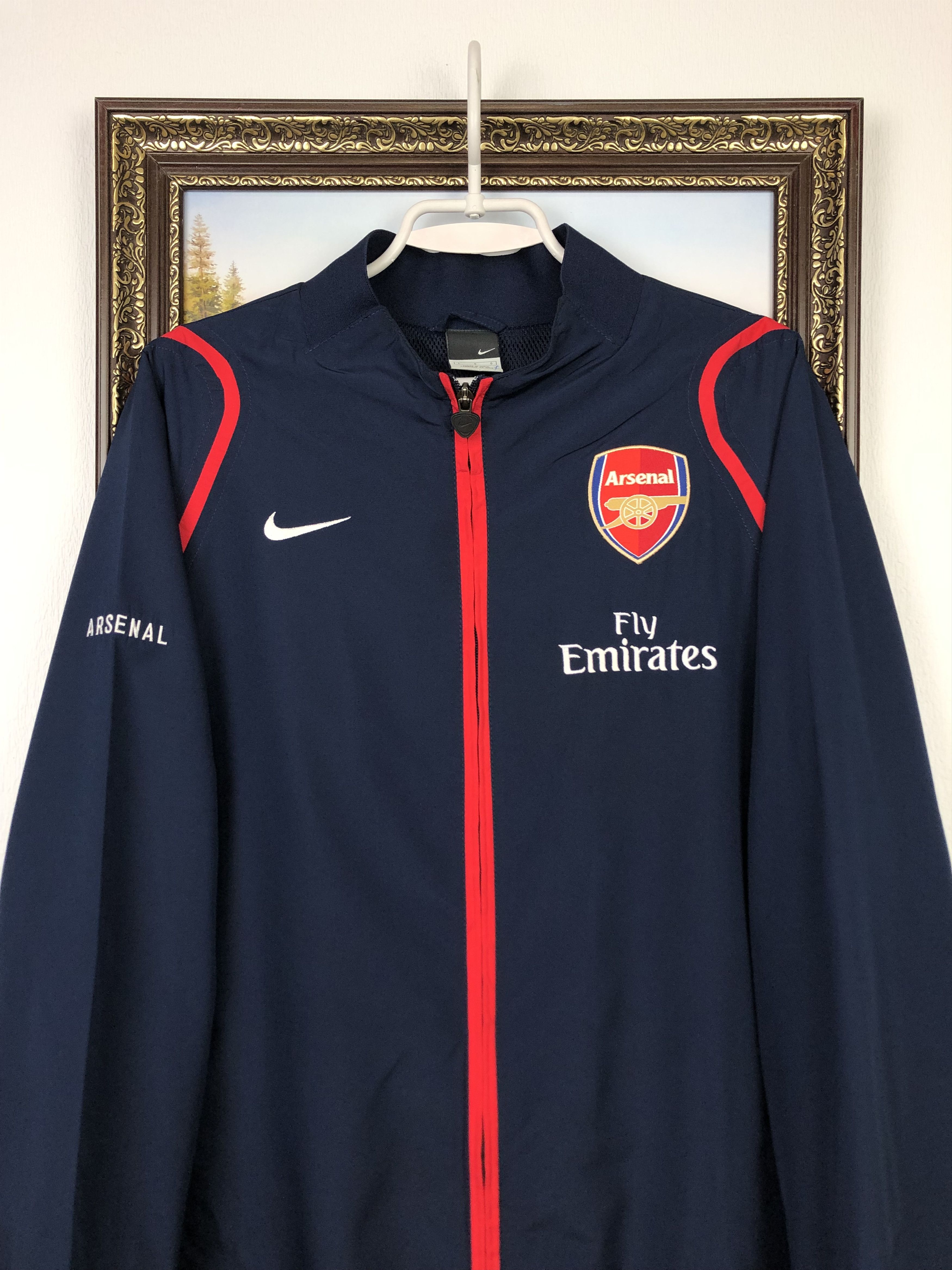 Nike Vintage Nike Arsenal Football Jacket Soccer Track Top Mens Size US L / EU 52-54 / 3 - 2 Thumbnail