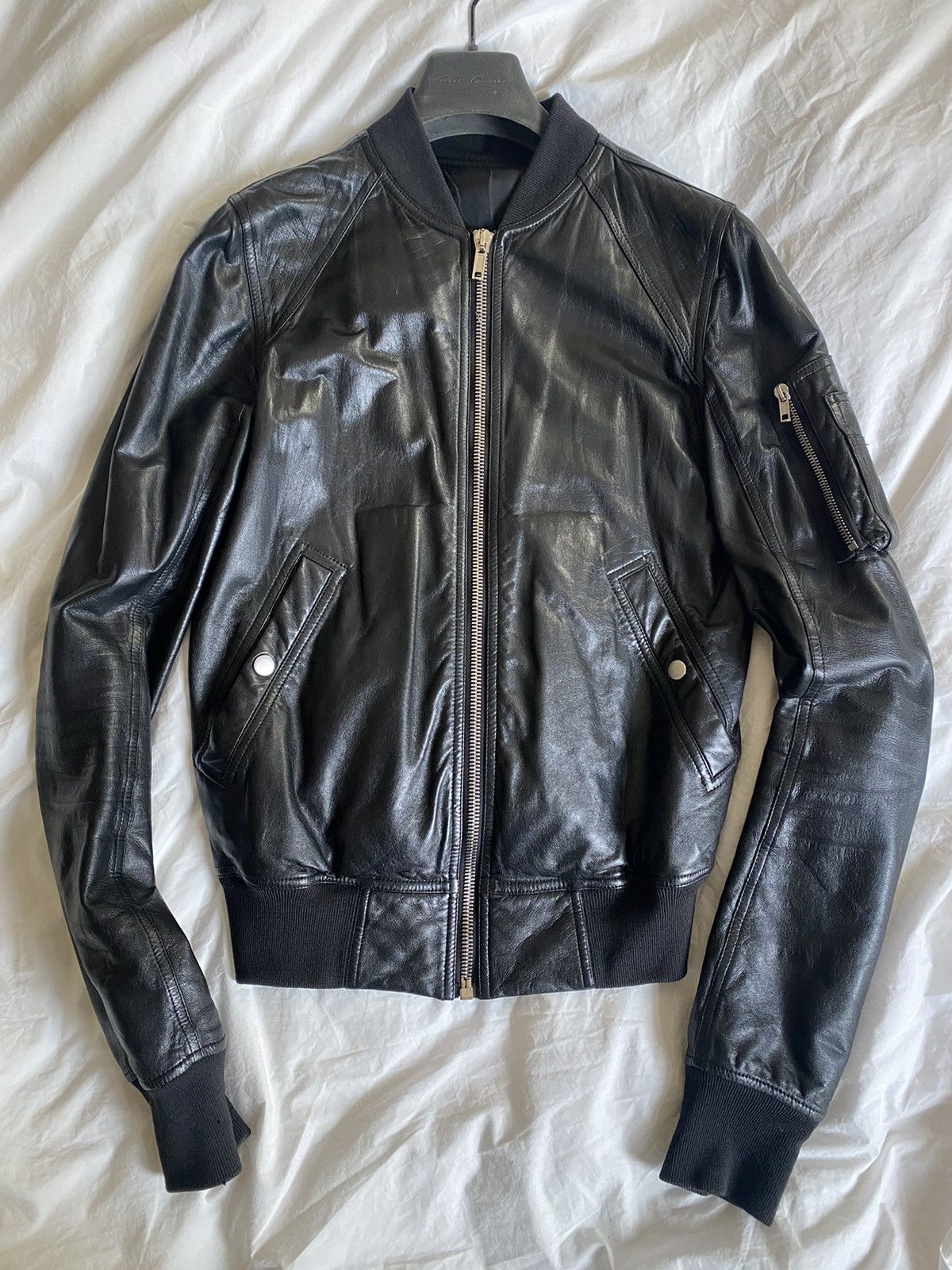 Rick Owens RICK OWENS EXOTIC LEATHER BOMBER Size US M / EU 48-50 / 2 - 1 Thumbnail