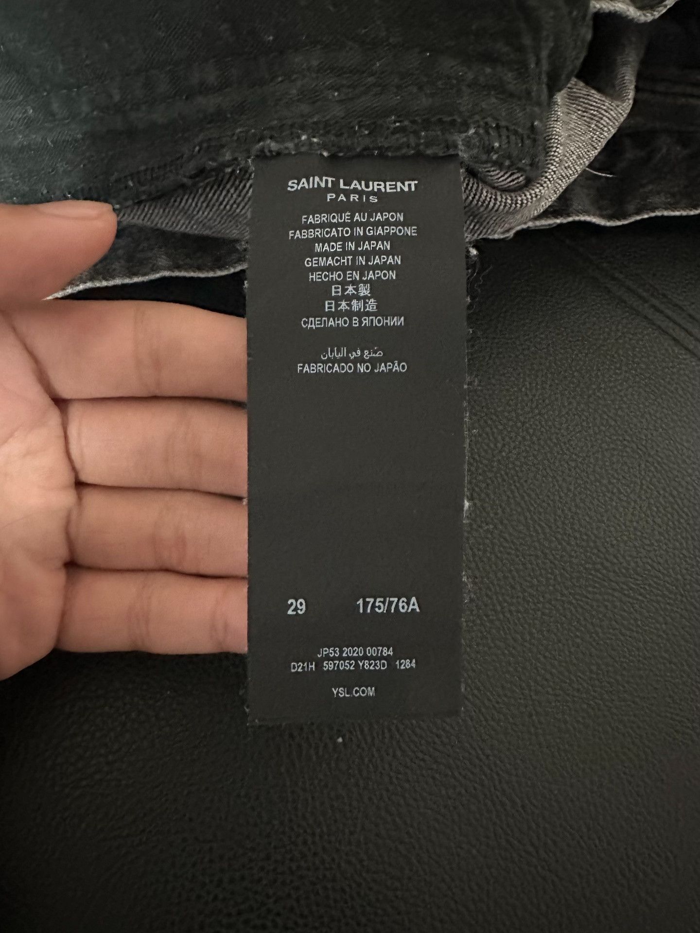 Saint Laurent Paris Saint Laurent D18 Washed Jeans Size US 29 - 5 Thumbnail
