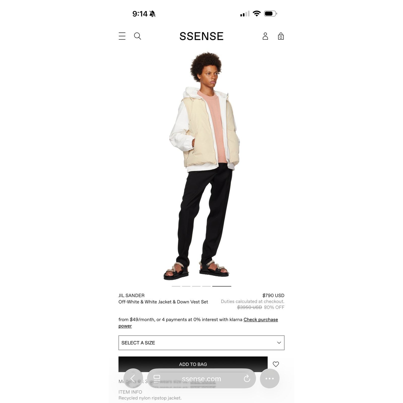 Jil Sander $3,950 Jil Sander White/Beige Layered Jacket/Vest - L Size US L / EU 52-54 / 3 - 13 Thumbnail
