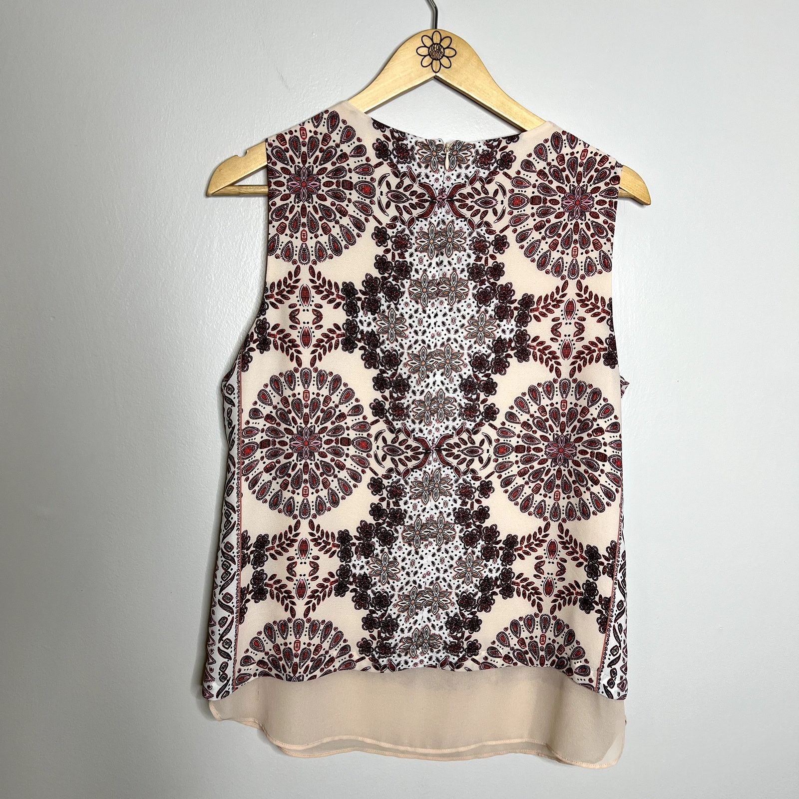 Other Rose + Olive Pink Patterned Tank Top Size M / US 6-8 / IT 42-44 - 5 Thumbnail