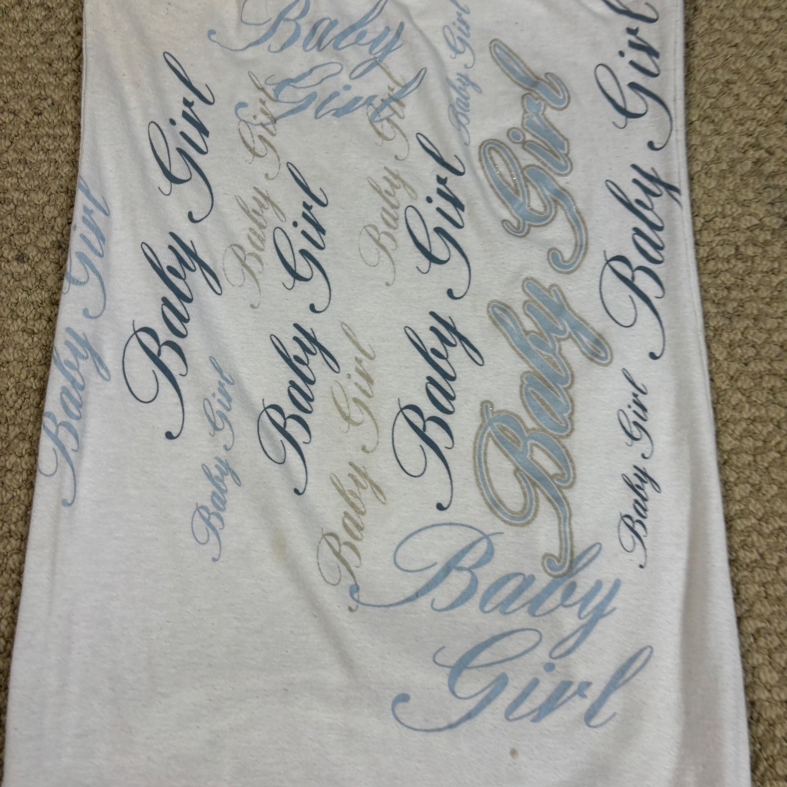 Miss Me vintage y2k 2000s Miss Thing USA “baby girl” blue white tube Size L / US 10 / IT 46 - 3 Thumbnail