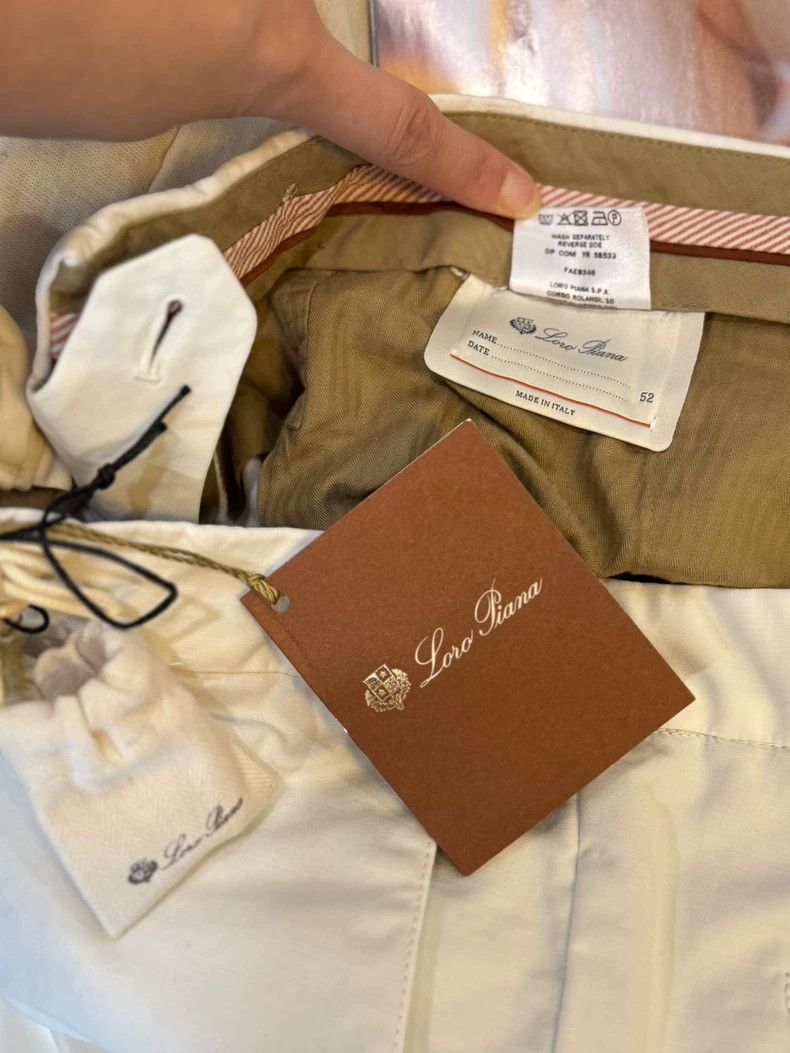 Loro Piana Loro Piana White casual trousers Size US 36 / EU 52 - 5 Thumbnail
