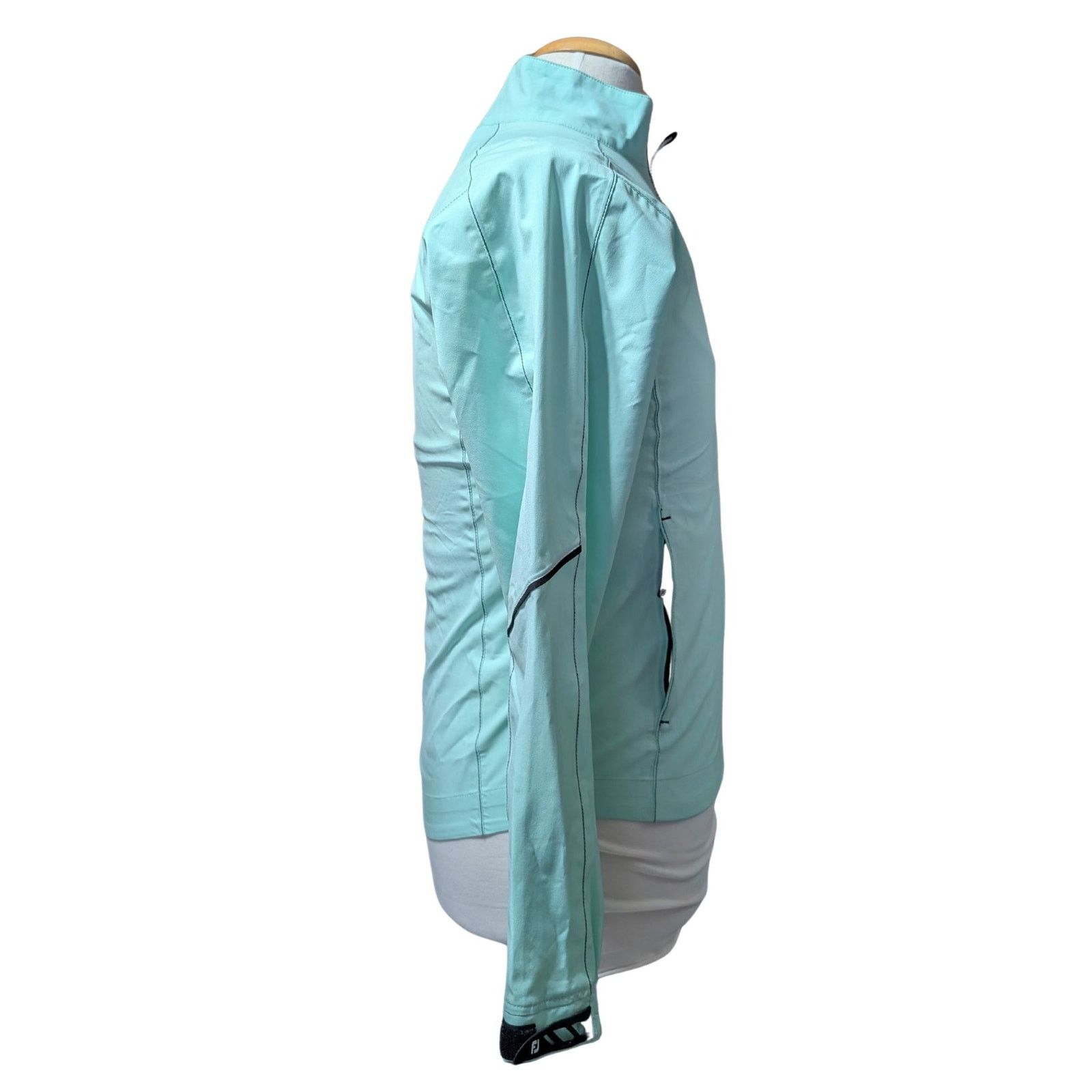 Footjoy FootJoy DryJoys Golf Jacket Teal Women’s Size XS USED Size XS / US 0-2 / IT 36-38 - 4 Thumbnail