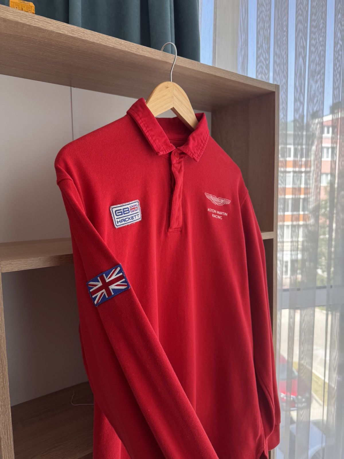 Other Vintage Aston Martin Racing by Hackett Red Formula1 Sweatsrt Size US L / EU 52-54 / 3 - 8 Thumbnail