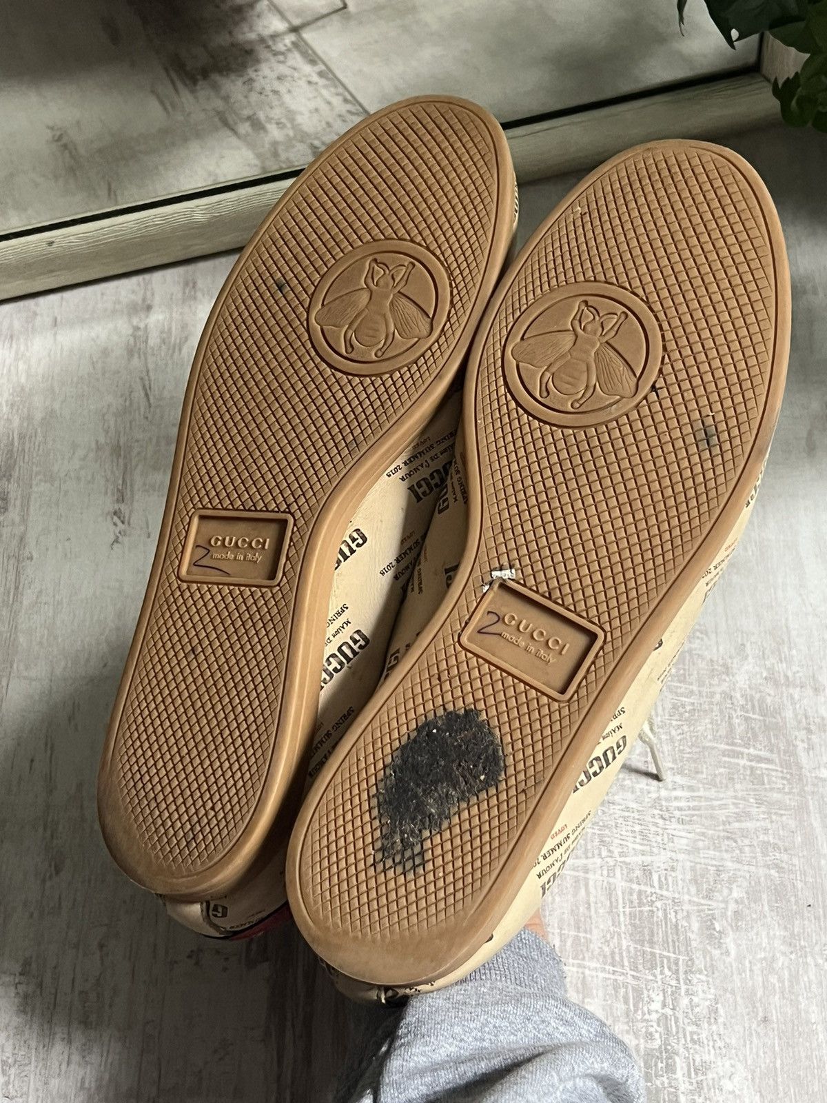 Gucci Gucci 2018 Falacer Low Top Calfskin Shoes Monogram Size US 8.5 / EU 41-42 - 7 Thumbnail