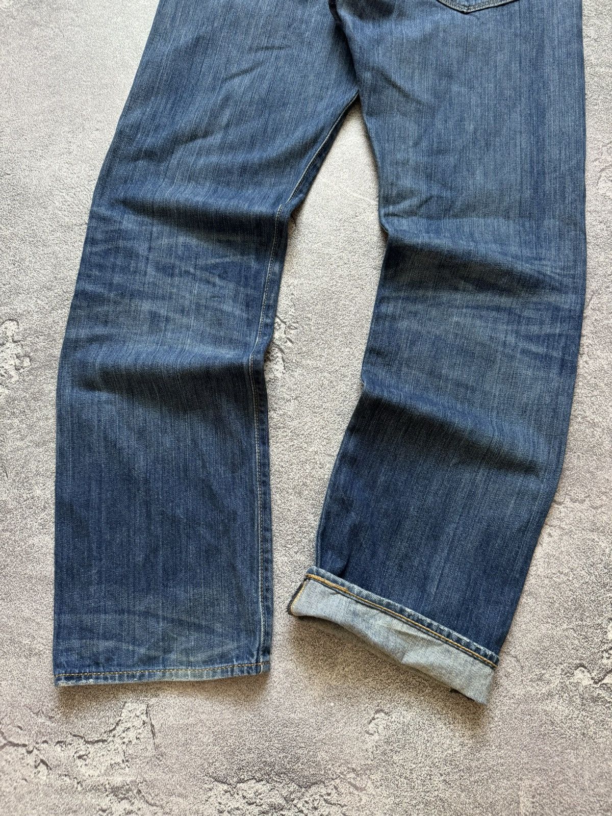 Levi's × Levi's Vintage Clothing × Vintage Levi’s 501 31/32 denim blue pant trouser Jean chino Size US 31 - 3 Thumbnail