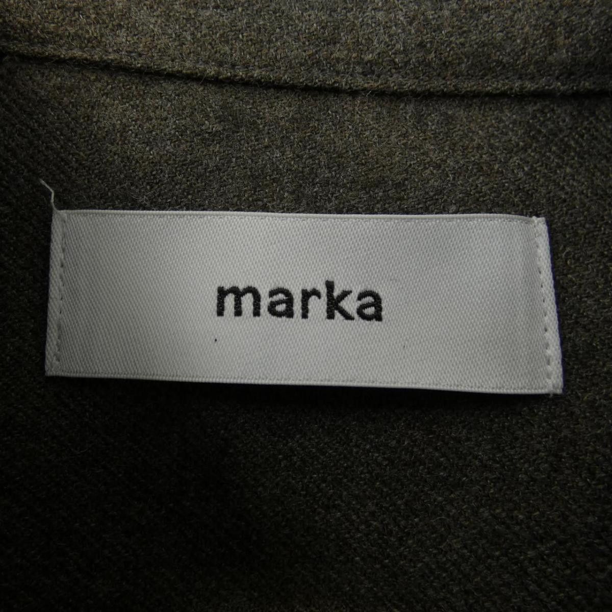 Market Shirt Wool Long Sleeve Plain Button Up Brown Size US S / EU 44-46 / 1 - 4 Thumbnail
