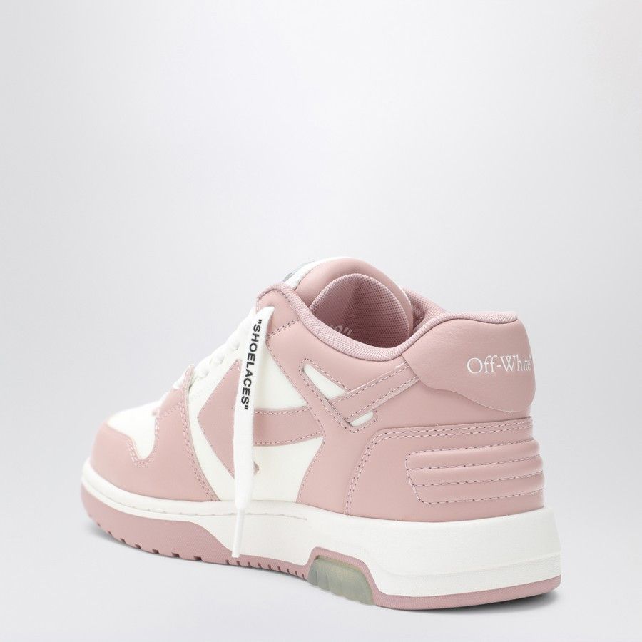 Off-White o1d2blof0924 Out Of Office Sneaker in White & Pink Size US 6 / IT 36 - 4 Thumbnail