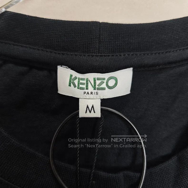 Kenzo Kenzo Black Classic Tiger Head Printed Logo Short-Sleeve T Size M / US 6-8 / IT 42-44 - 4 Thumbnail